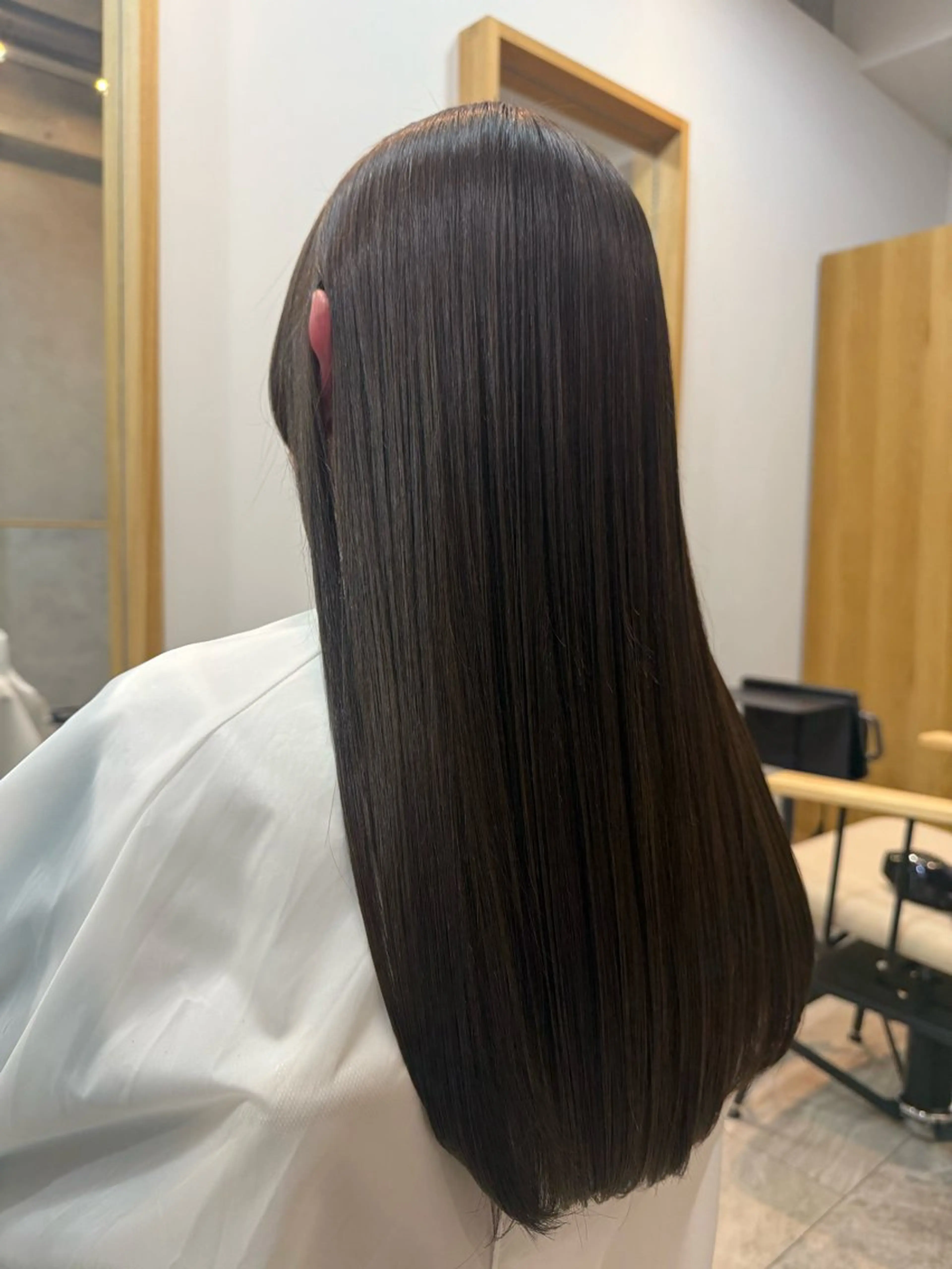 前髪ストレート➕前髪カットの写真