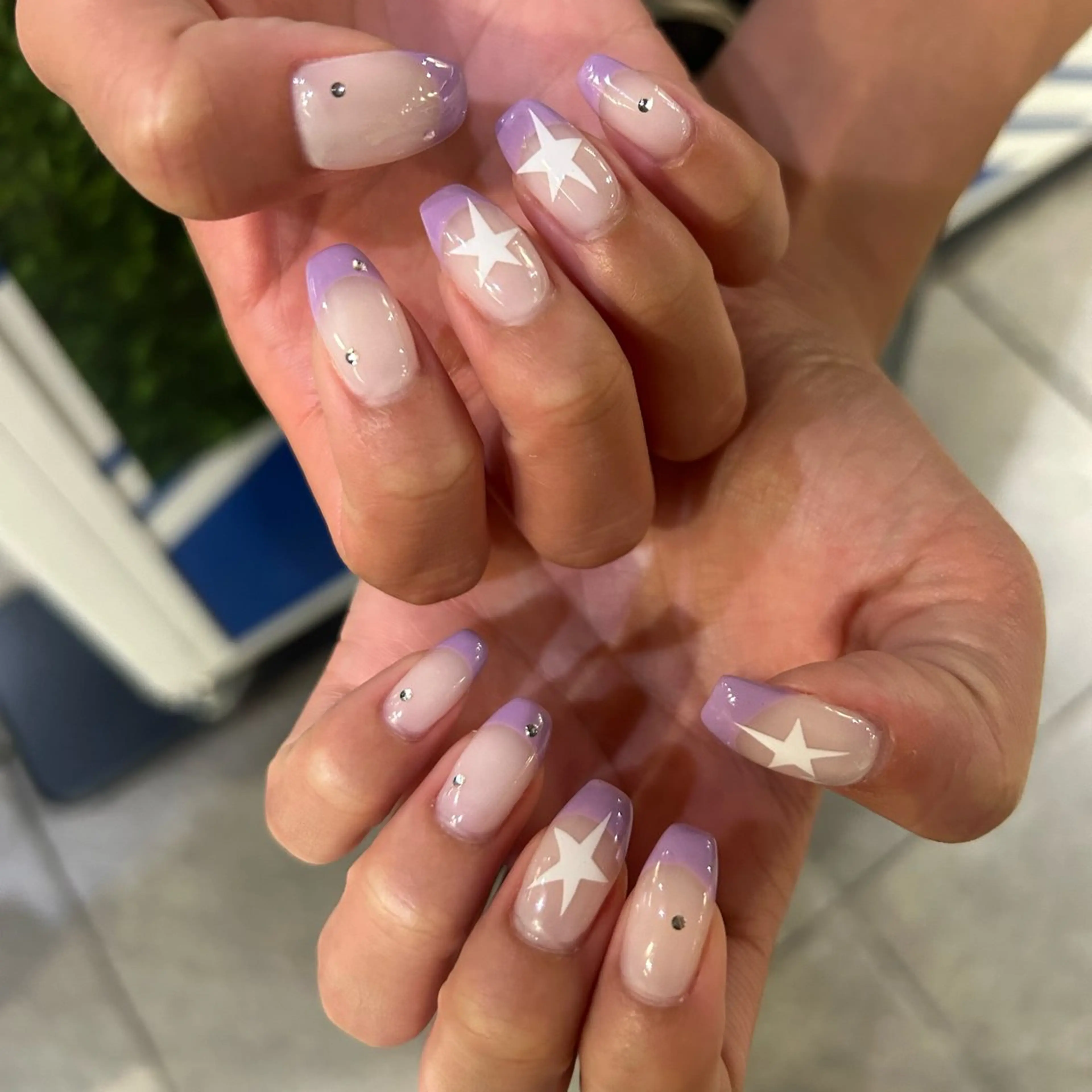 ネイル SHELLTOKYO 💜Kazamakiのネイルデザイン