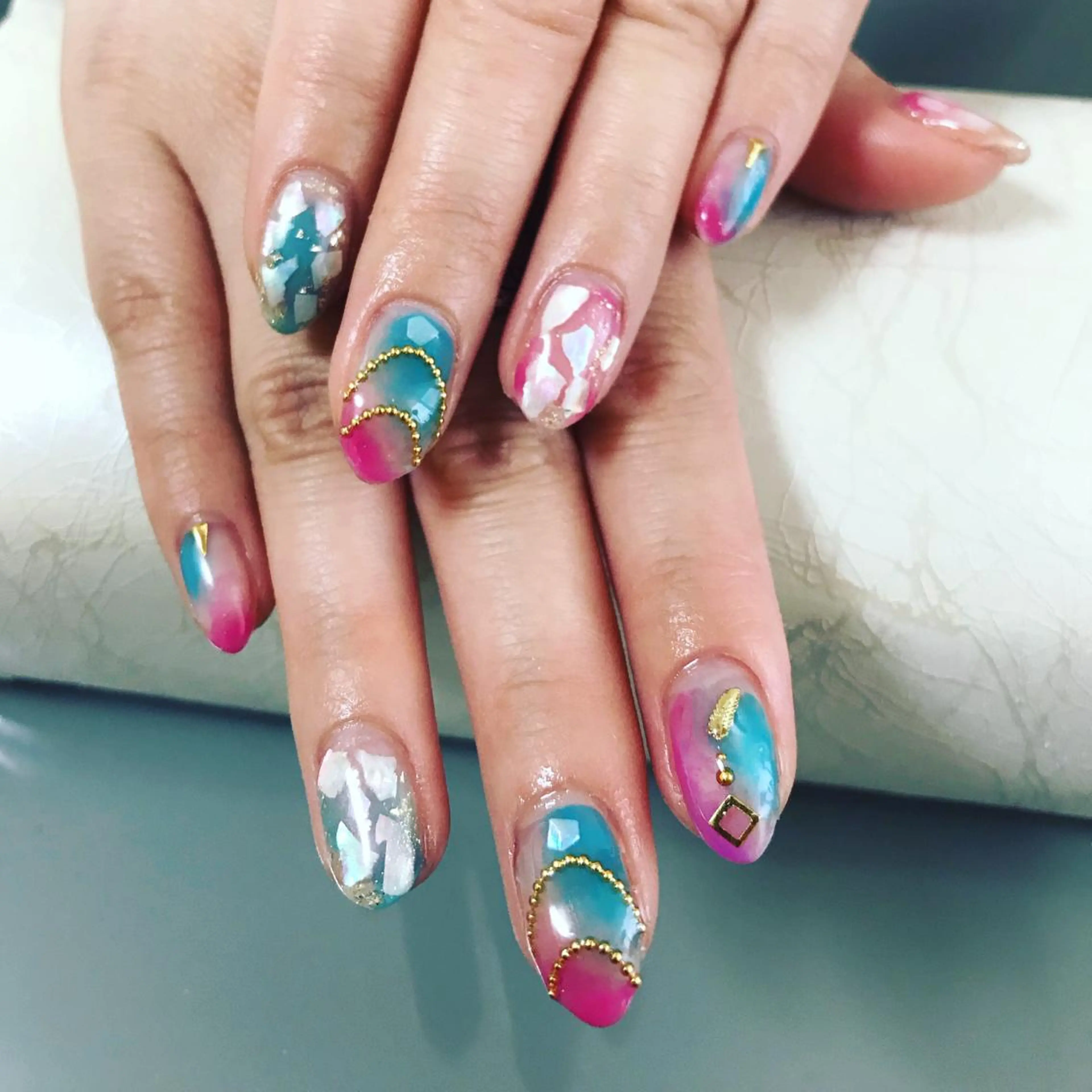 ネイル アートネイル 持ち込み ハンドネイル Masuko Yasukaのネイルデザイン