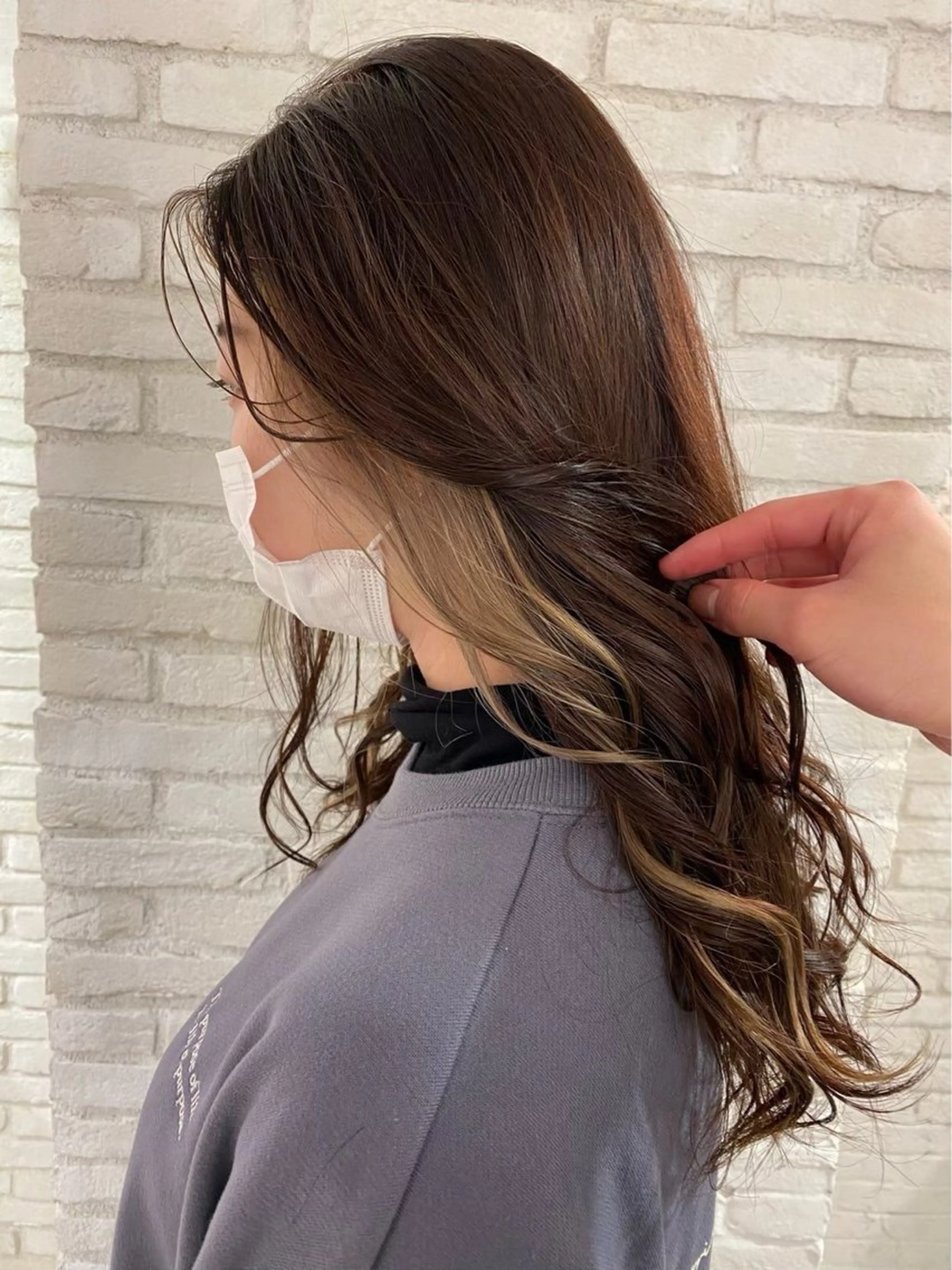 カラー みわ ゆいなのヘアスタイル