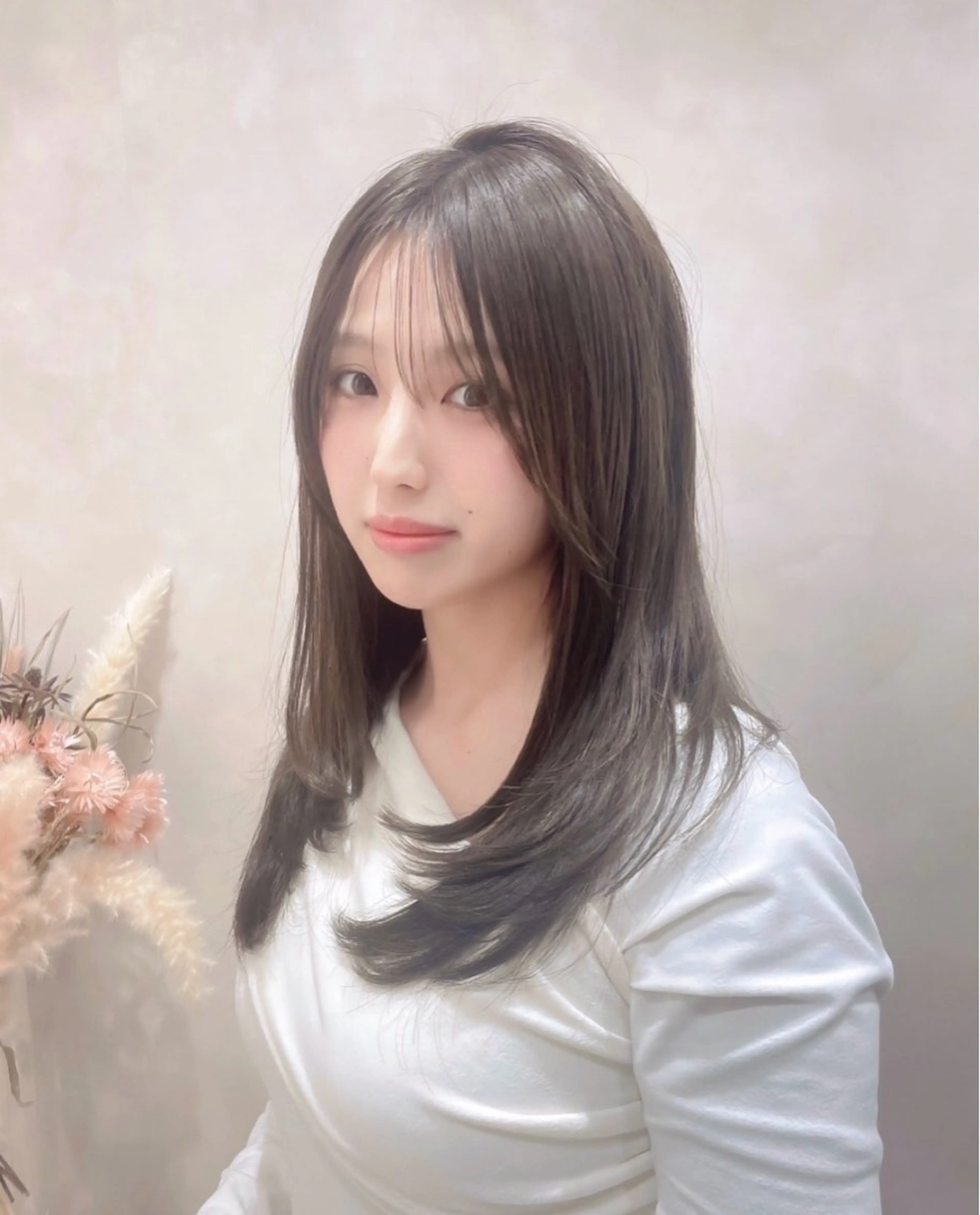 ロング カラー カット ヘアカラー トリートメント MIRAC所属・Ryoichi🩶 韓国ヘア/ハイトーンのヘアスタイル