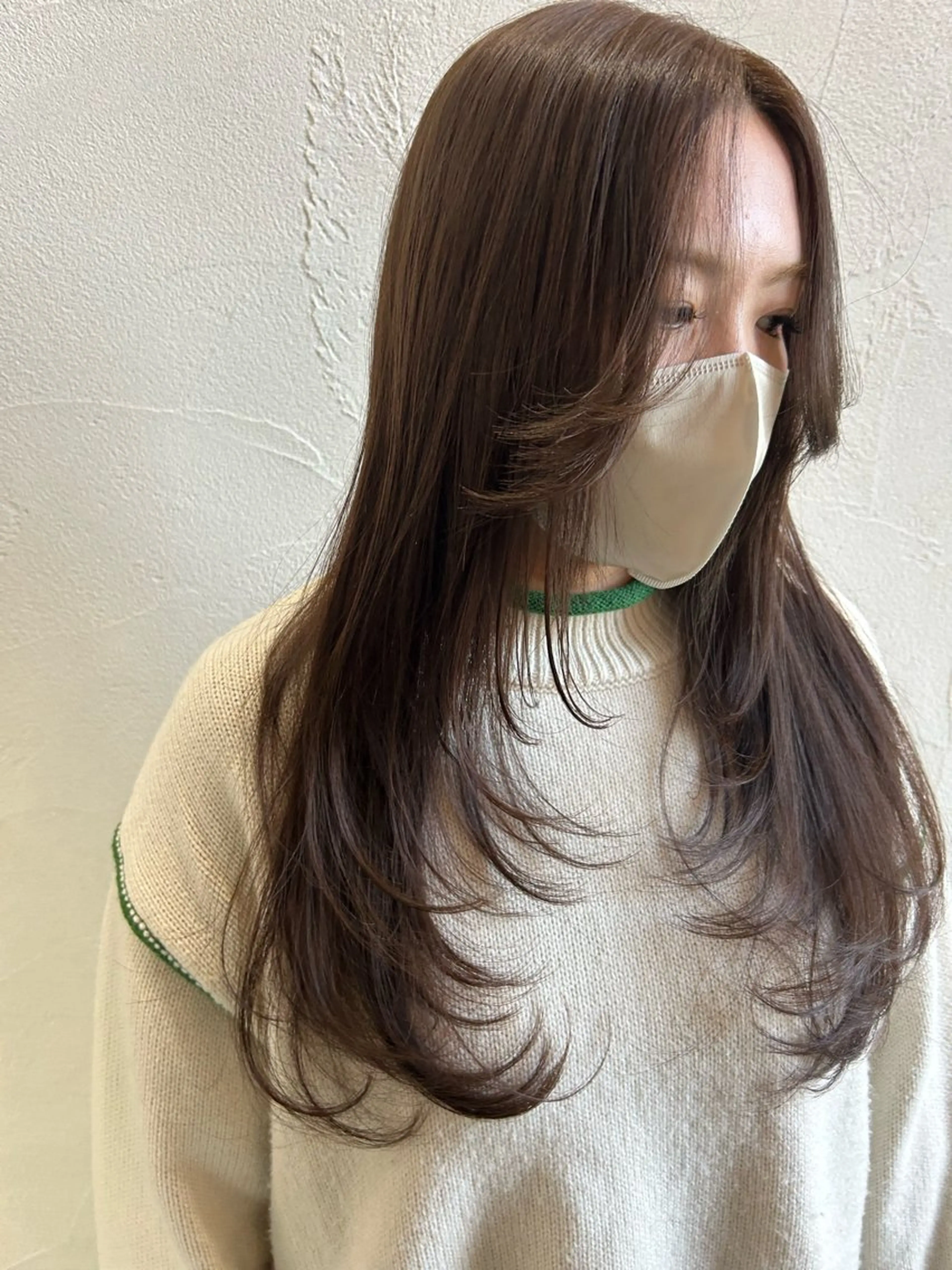 ロング ヘアカラー トリートメント 剣持友希/高崎 ifh iizukaのヘアスタイル