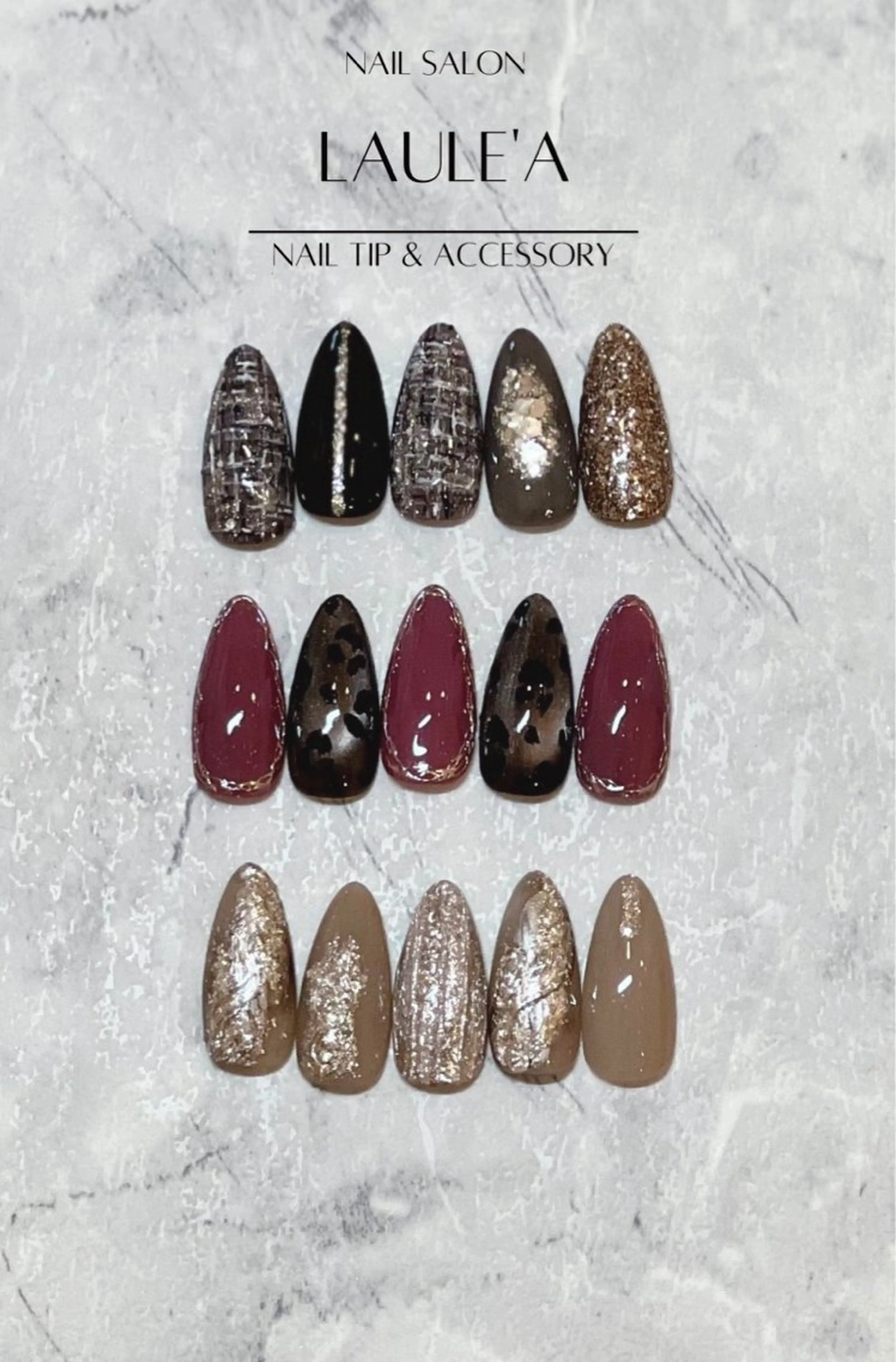 ネイル フットネイル nailsalon Laule'aのネイルデザイン