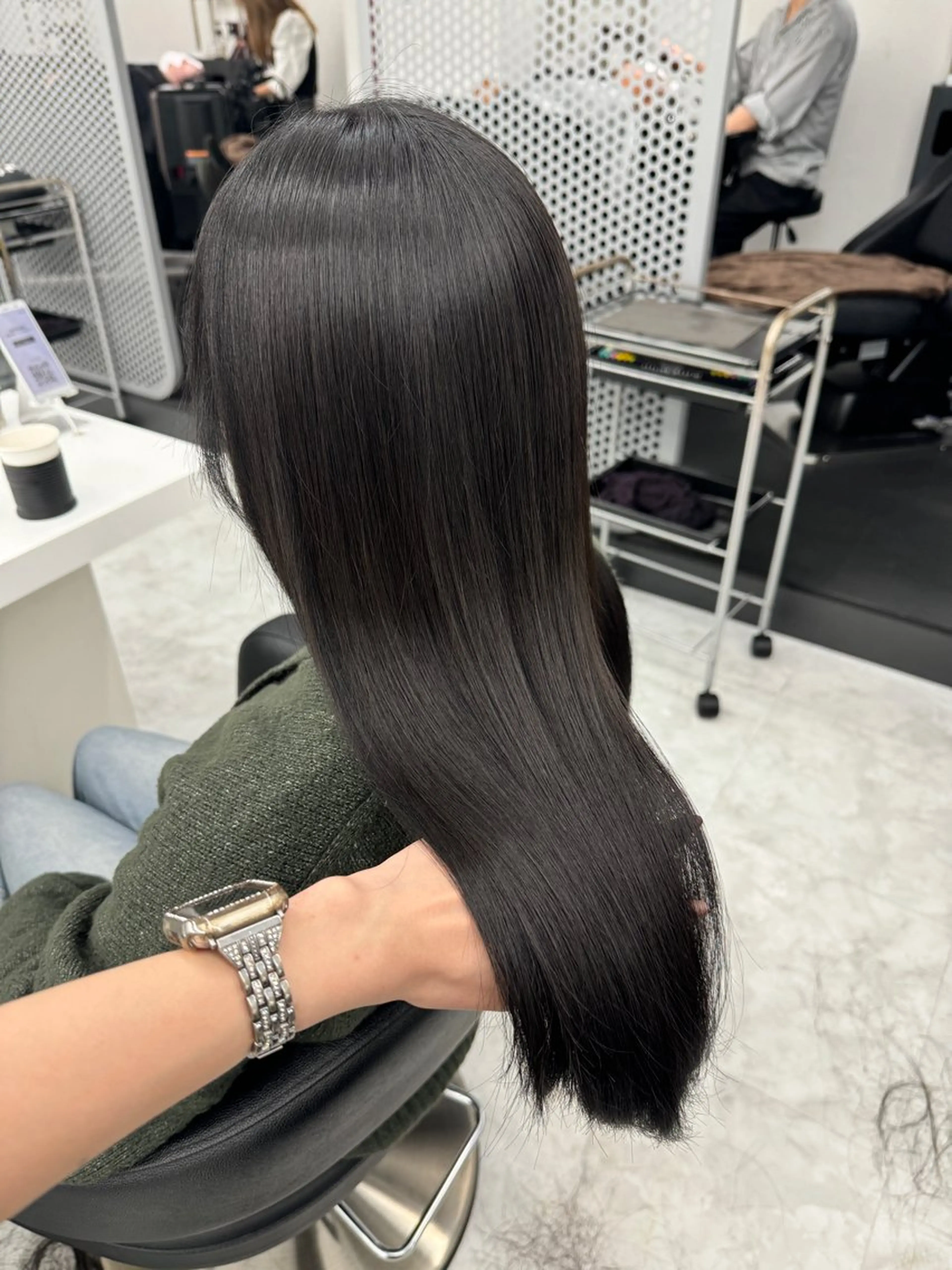 ロング カラー カット ヘアカラー トリートメント ヘッドスパ ヘアセット 💖透明感カラー＆暗 髪専門💖Akariのヘアスタイル