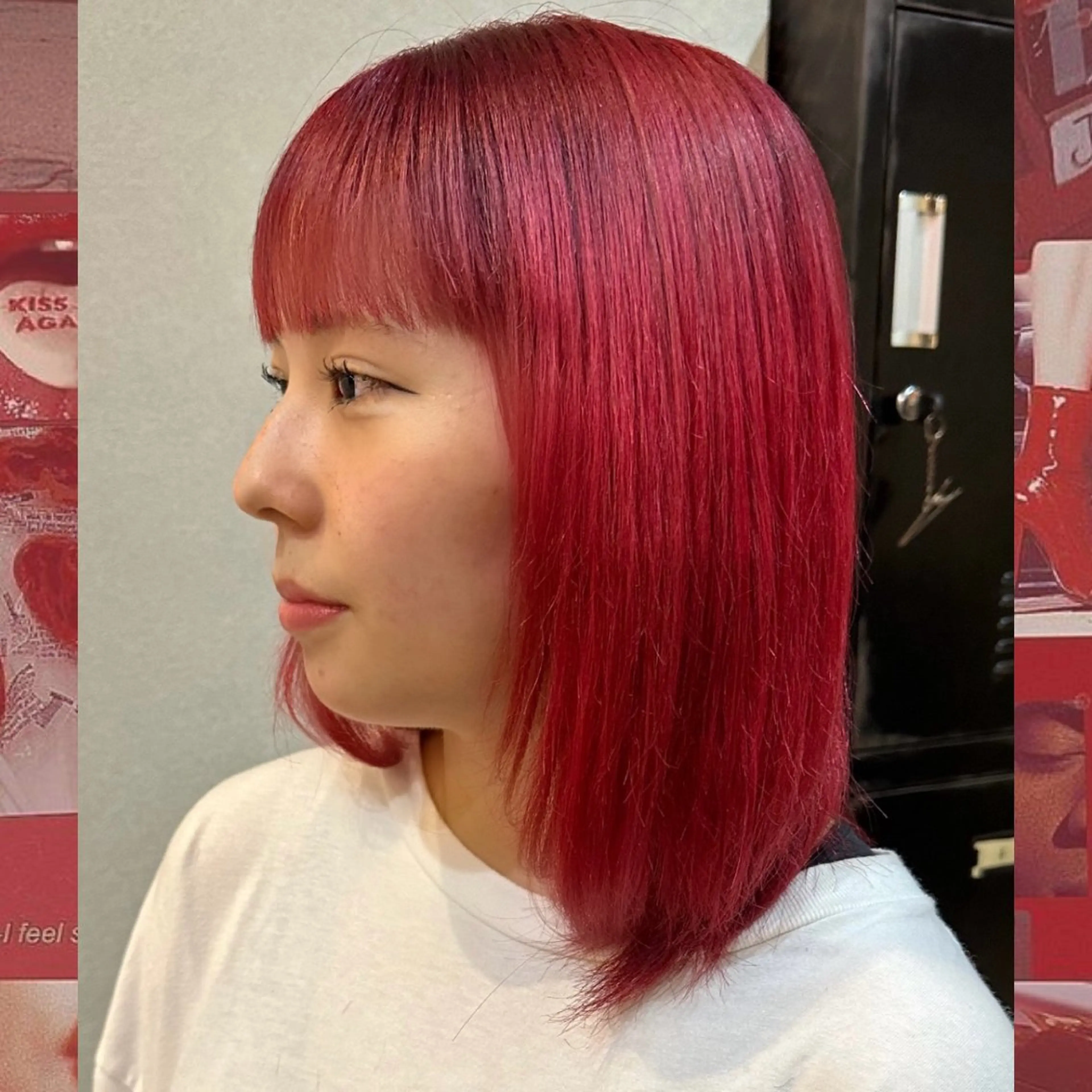 ミディアム カラー ヘアカラー powderhair_luminity所属・矢澤涼夏 モデル募集中のヘアスタイル