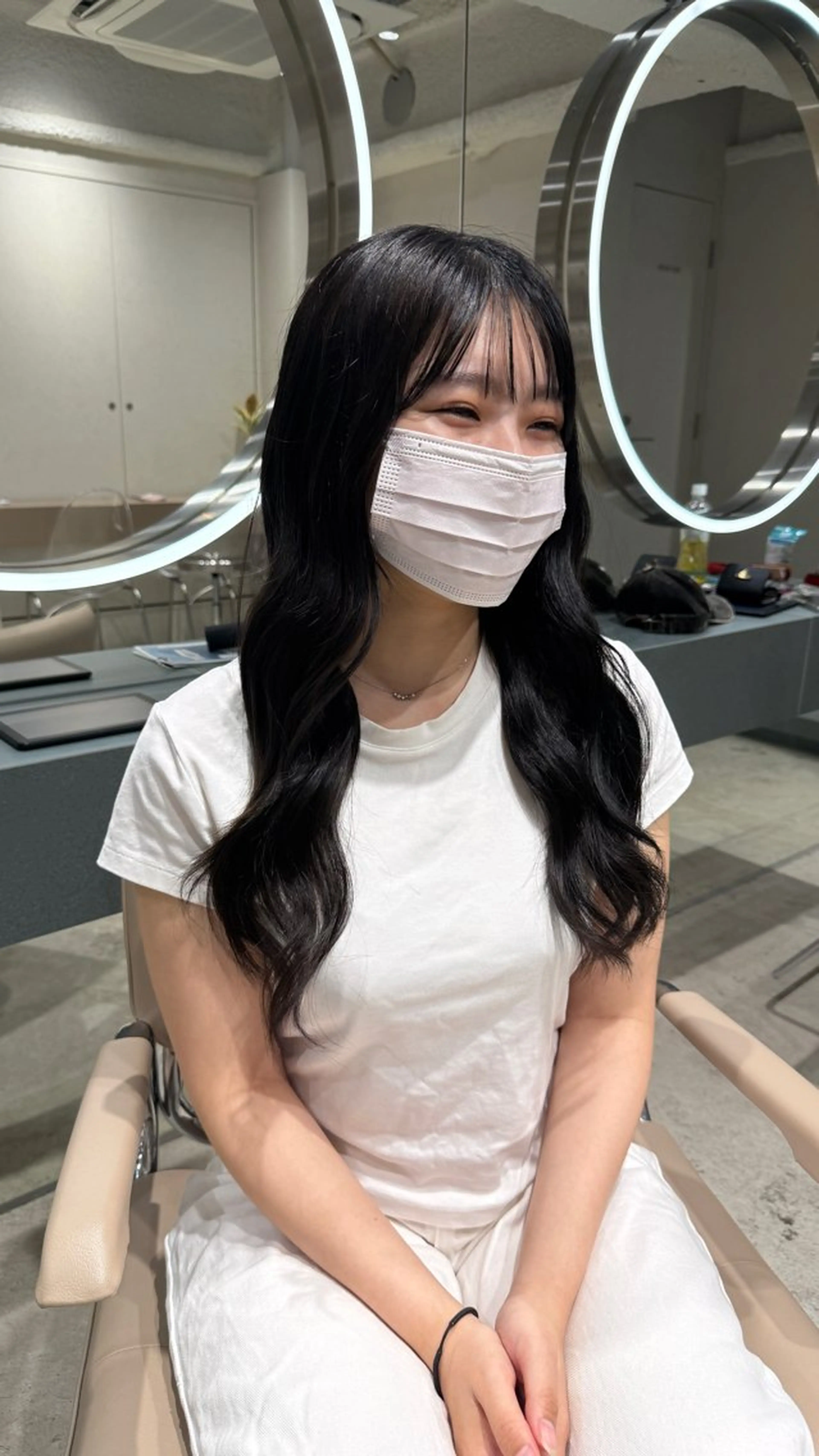 ロング カラー 髪質改善 トリートメント せな立川レディース メンズカットモデルのヘアスタイル