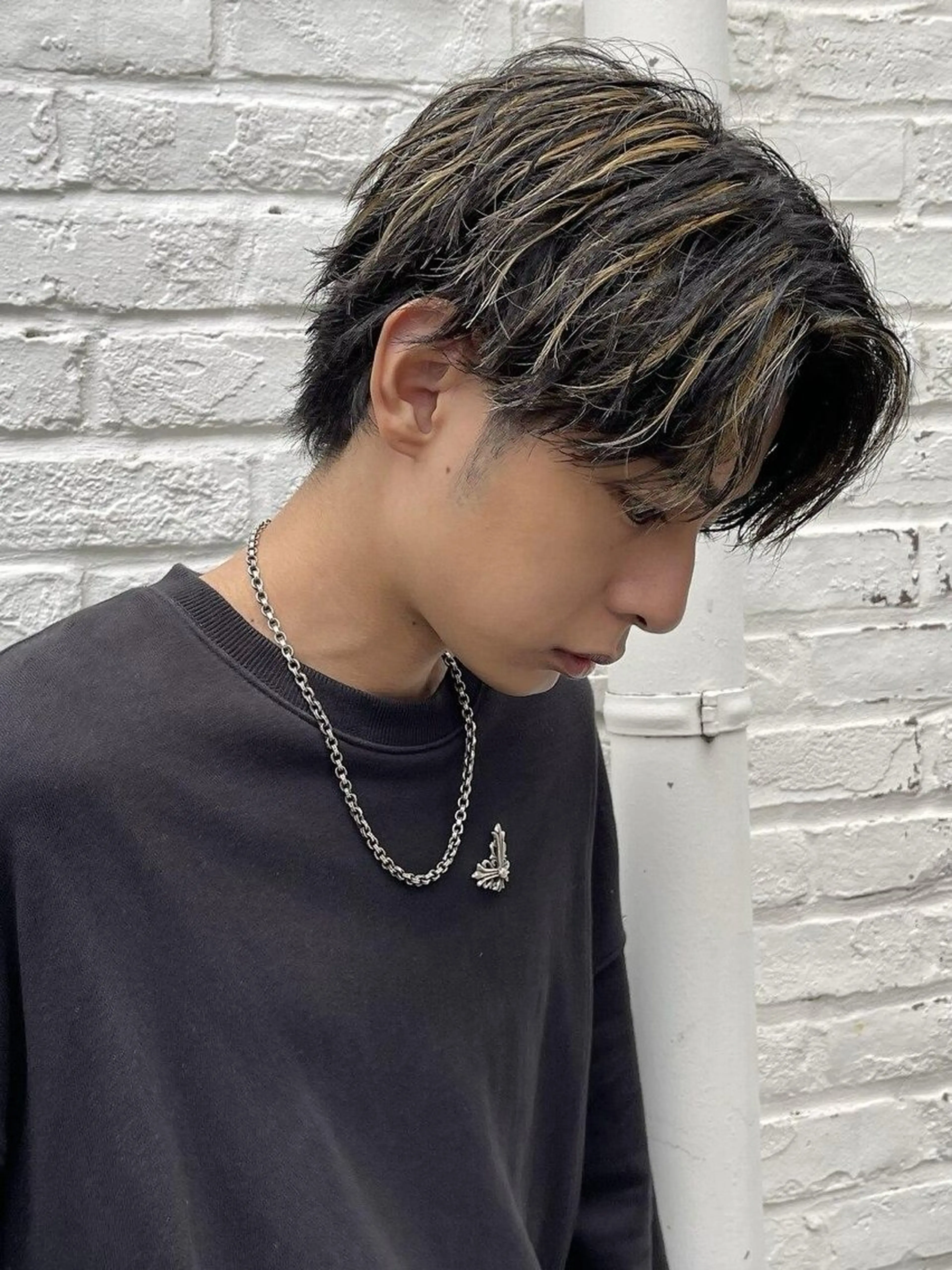 ショート カラー メンズ 美容師歴6年 fifth前比嘉💥のヘアスタイル