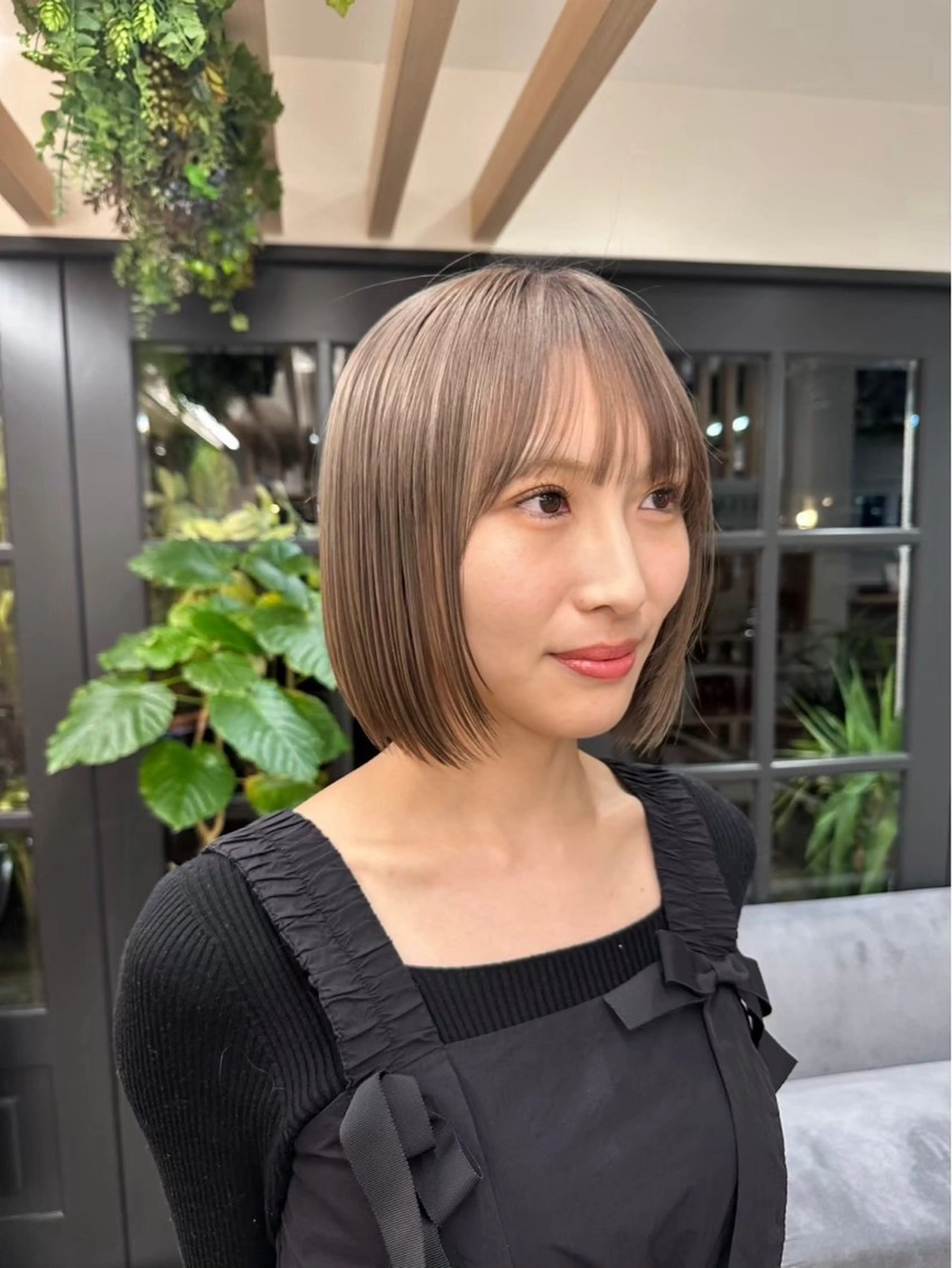 ミディアム カラー ヘアカラー 🪽ゆな 🪽のヘアスタイル