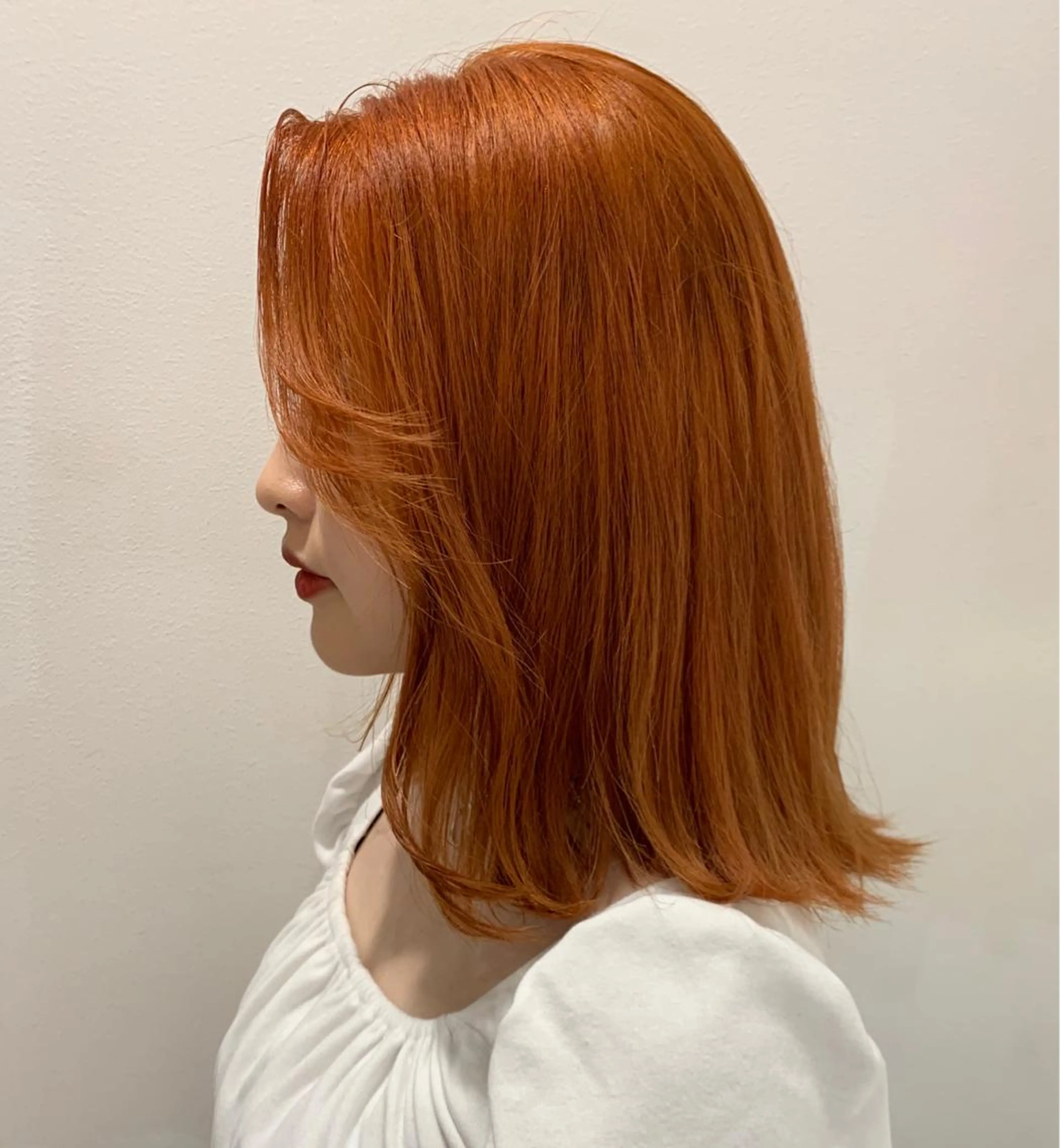 ミディアム カラー ヘアアレンジ ヘアカラー 🍒暖色✖️レイヤー ／Haruna🍒のヘアスタイル