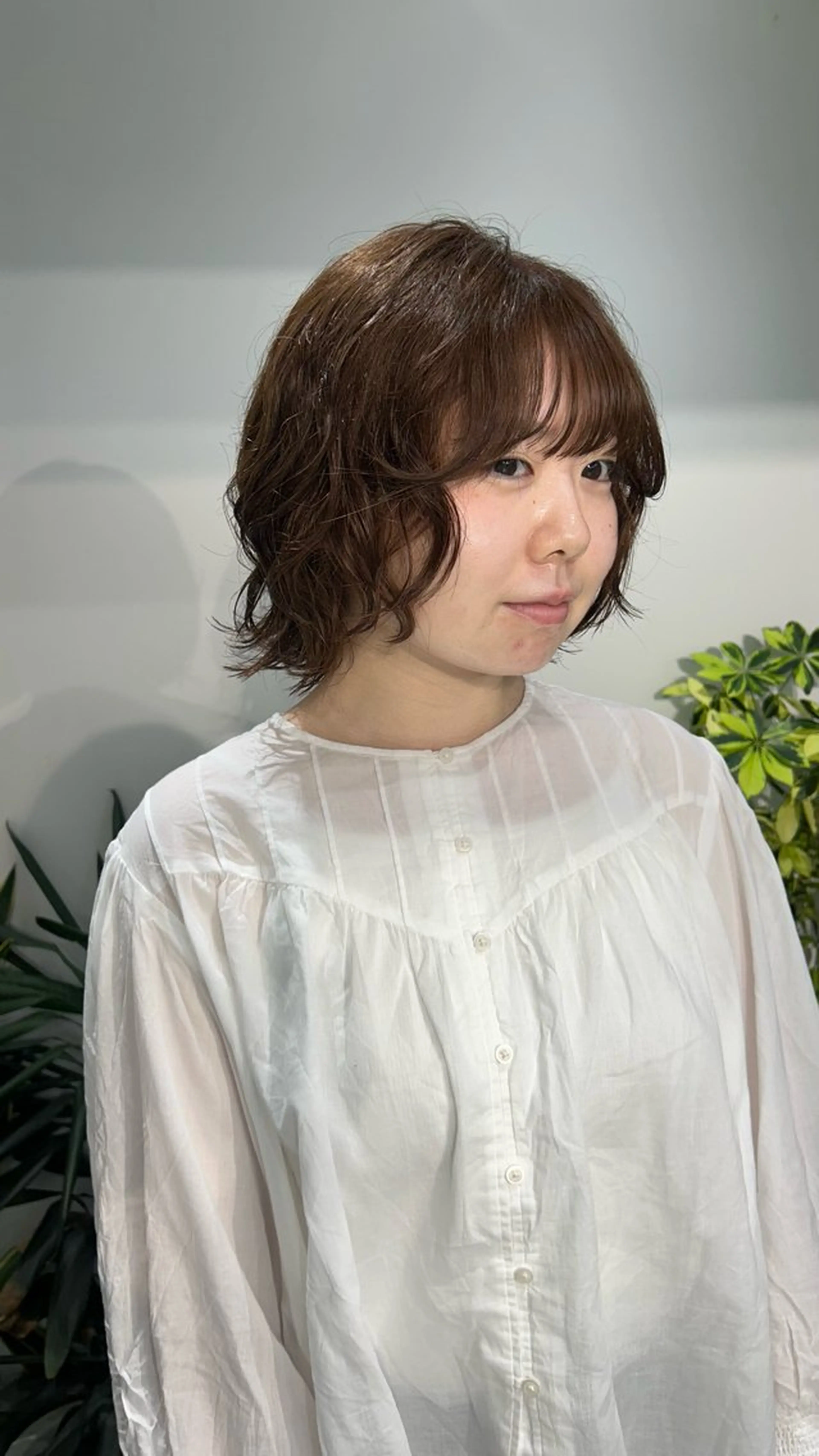 ショート パーマ カット パーマ ナチュラル×色気パ ーマ 渋谷/マナミのヘアスタイル