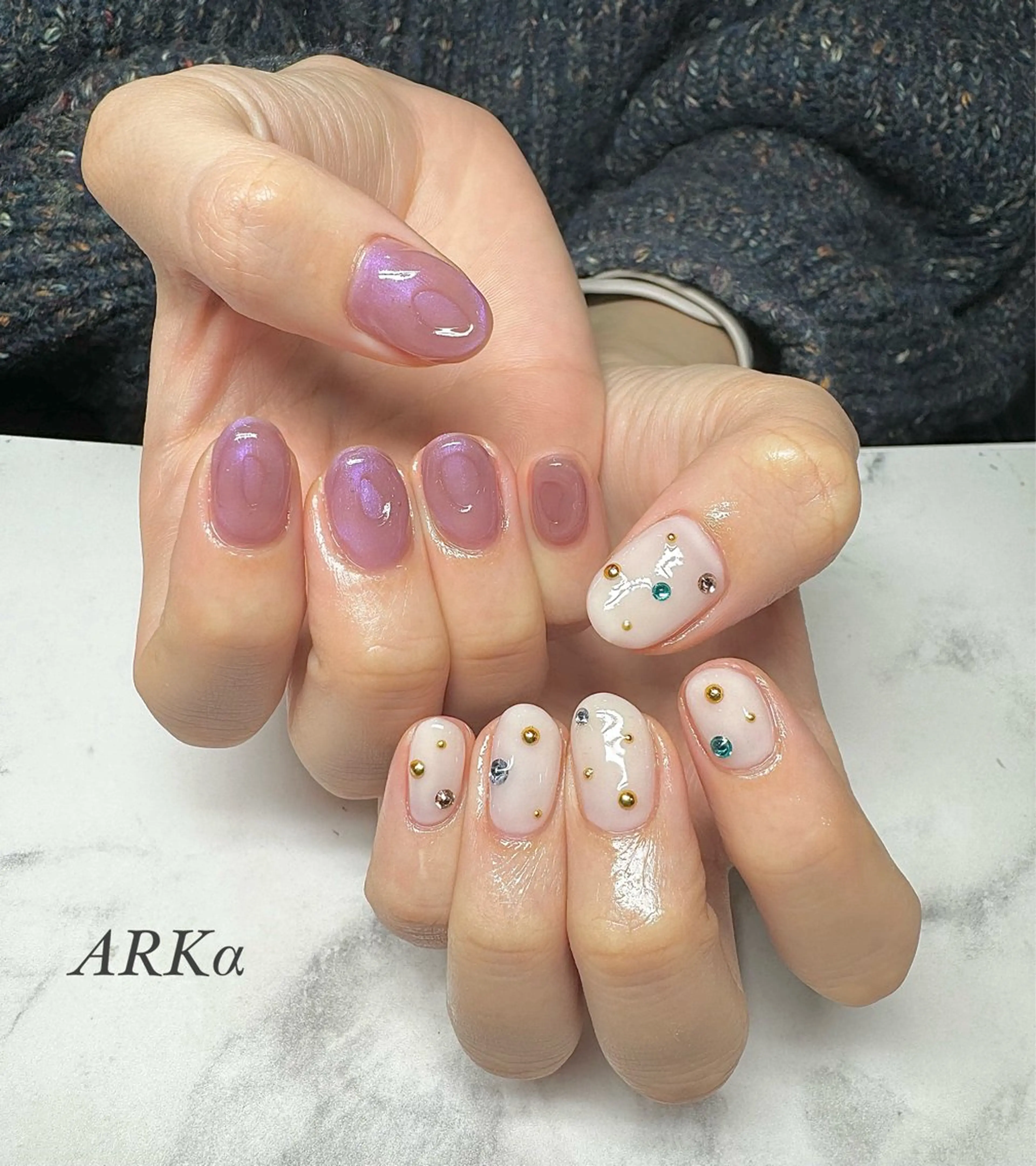 ネイル ハンドネイル ARKα SHIORIのネイルデザイン