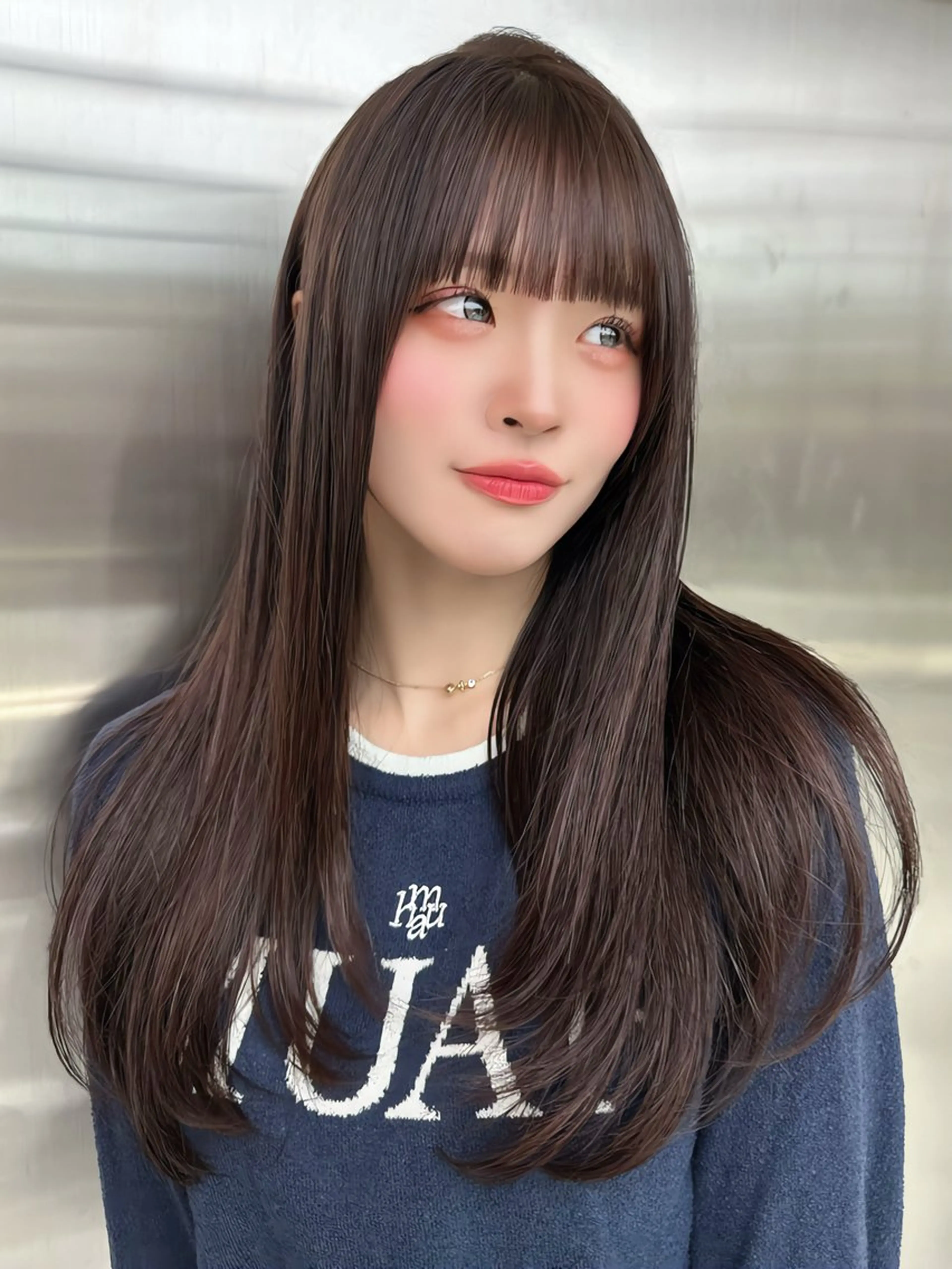 ロング カラー SALOWIN三軒茶屋店所属・🇰🇷韓国レイヤー の神様🇰🇷のヘアスタイル