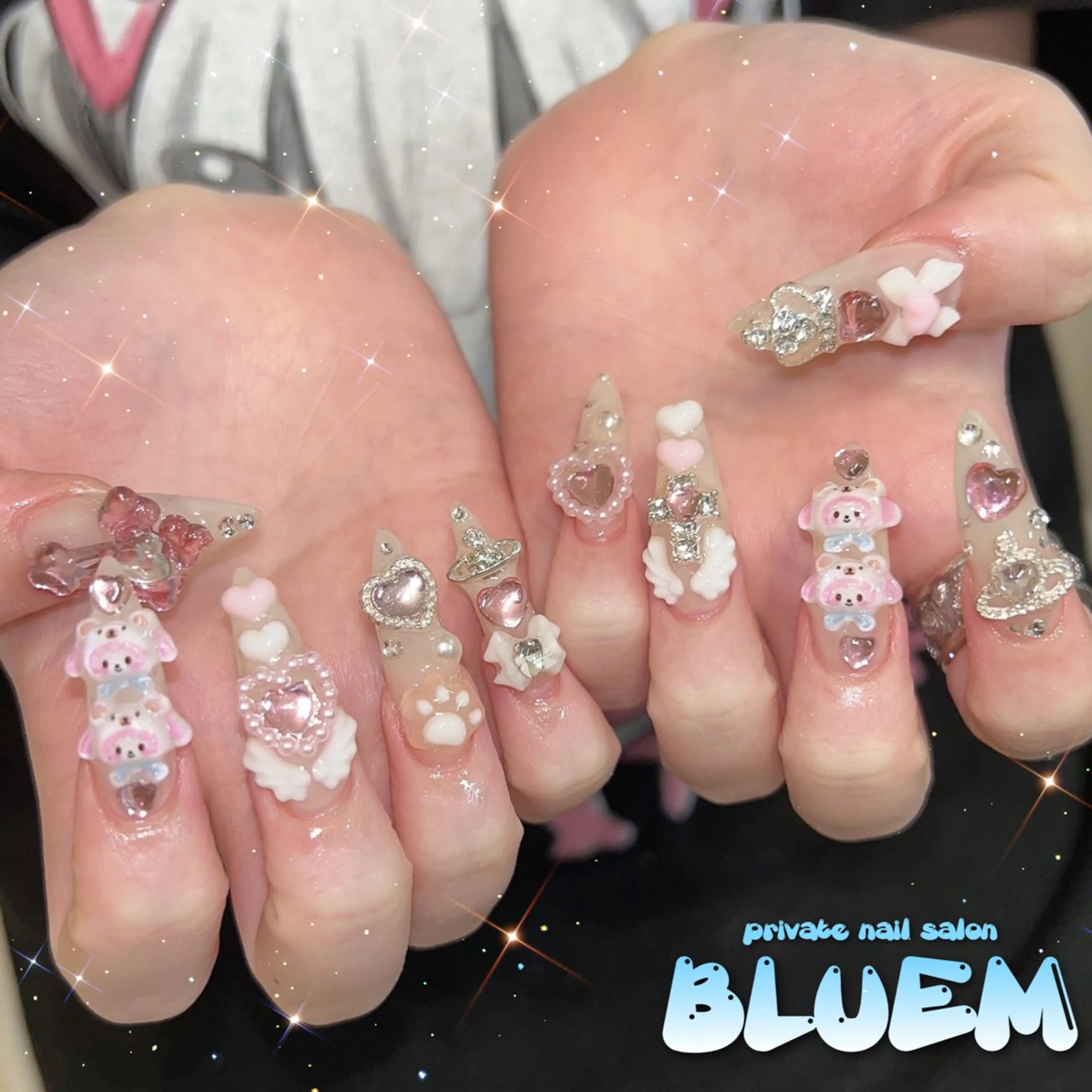 ネイル ハンドネイル BLUEM なな🐶のネイルデザイン