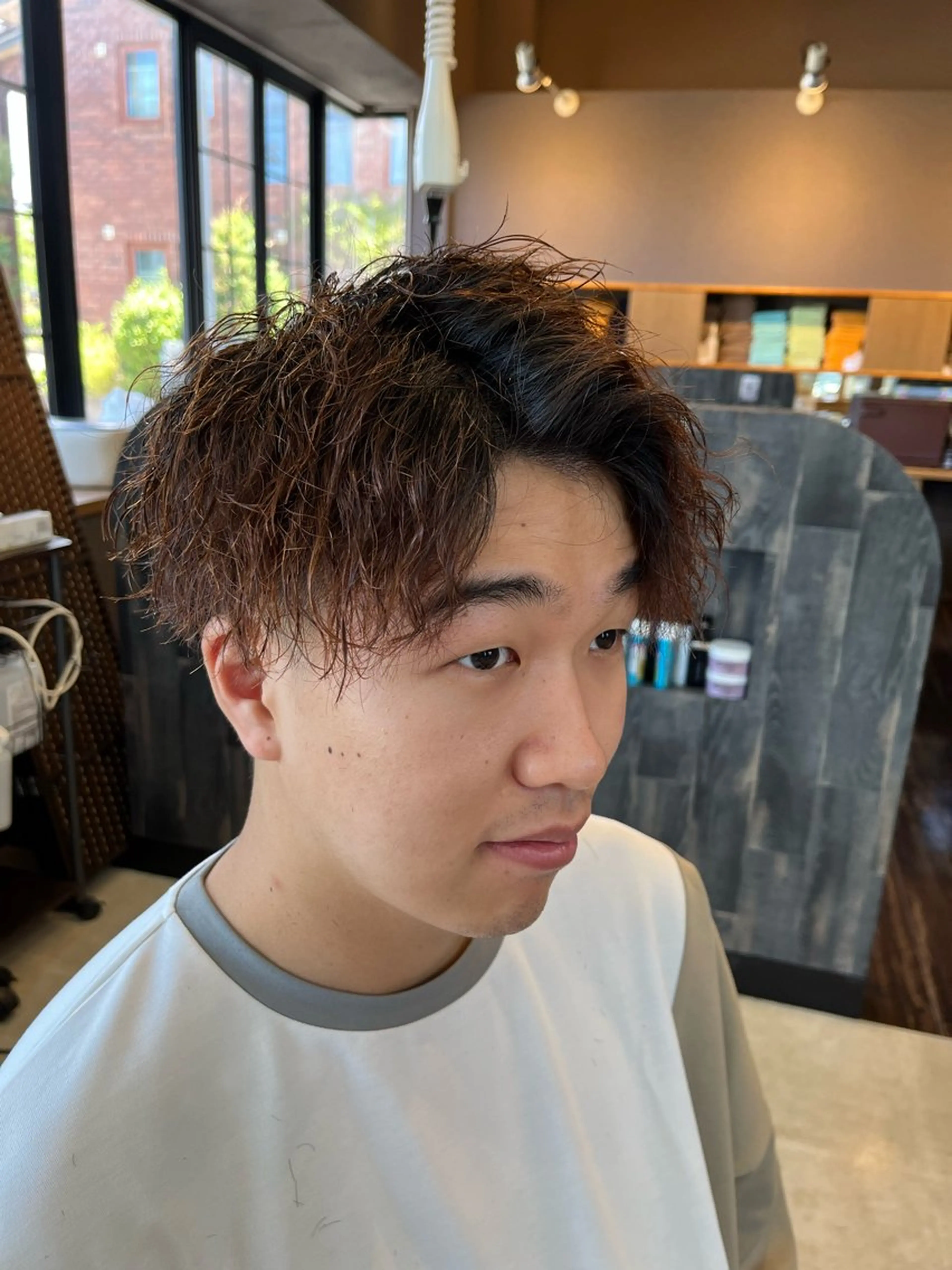 ショート カット パーマ トリートメント 安田 海斗のヘアスタイル