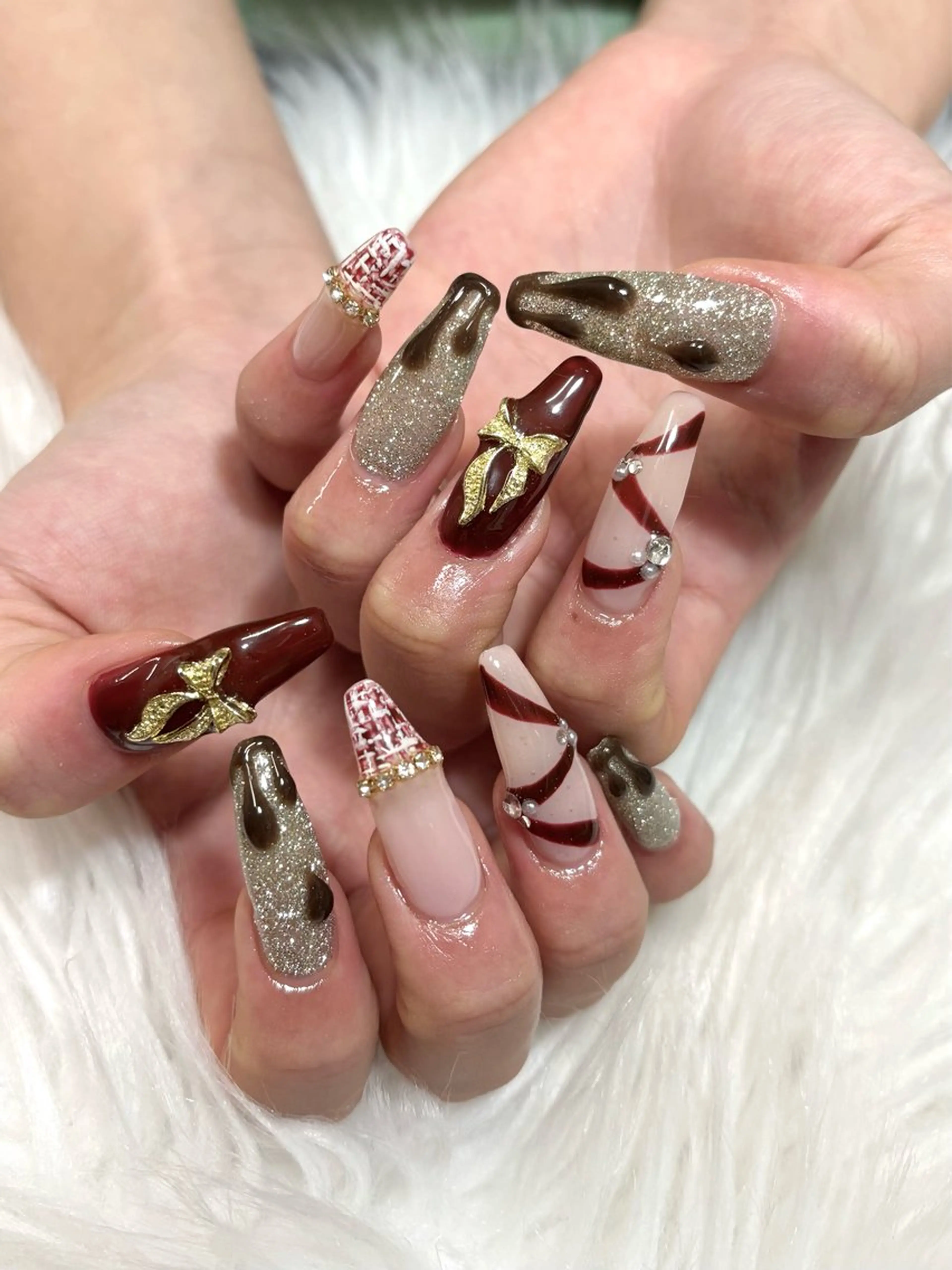 ネイル バレンタイン ハンドネイル GRACE Rioのネイルデザイン