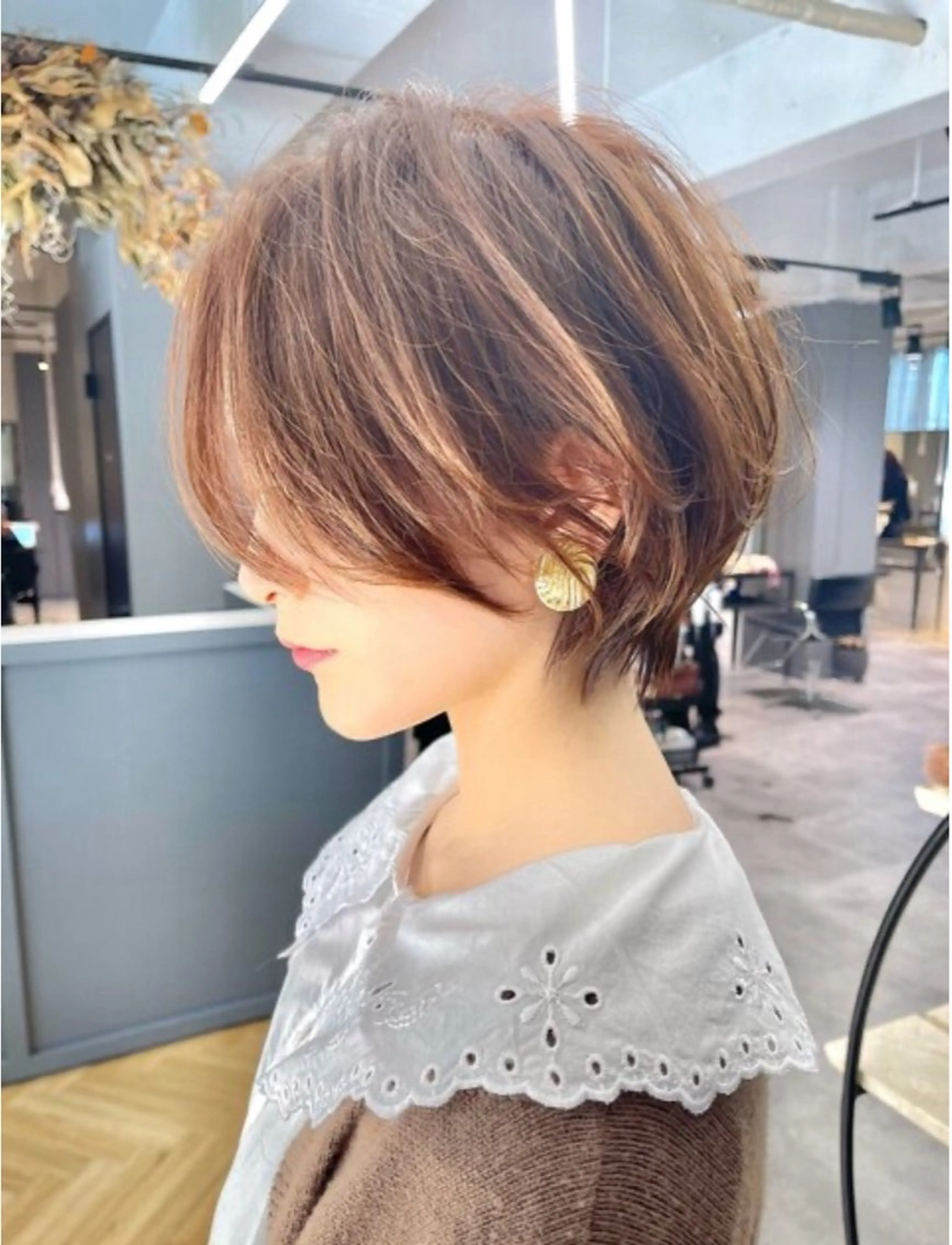 ショート 似合わせショート 森岡俊亮のヘアスタイル