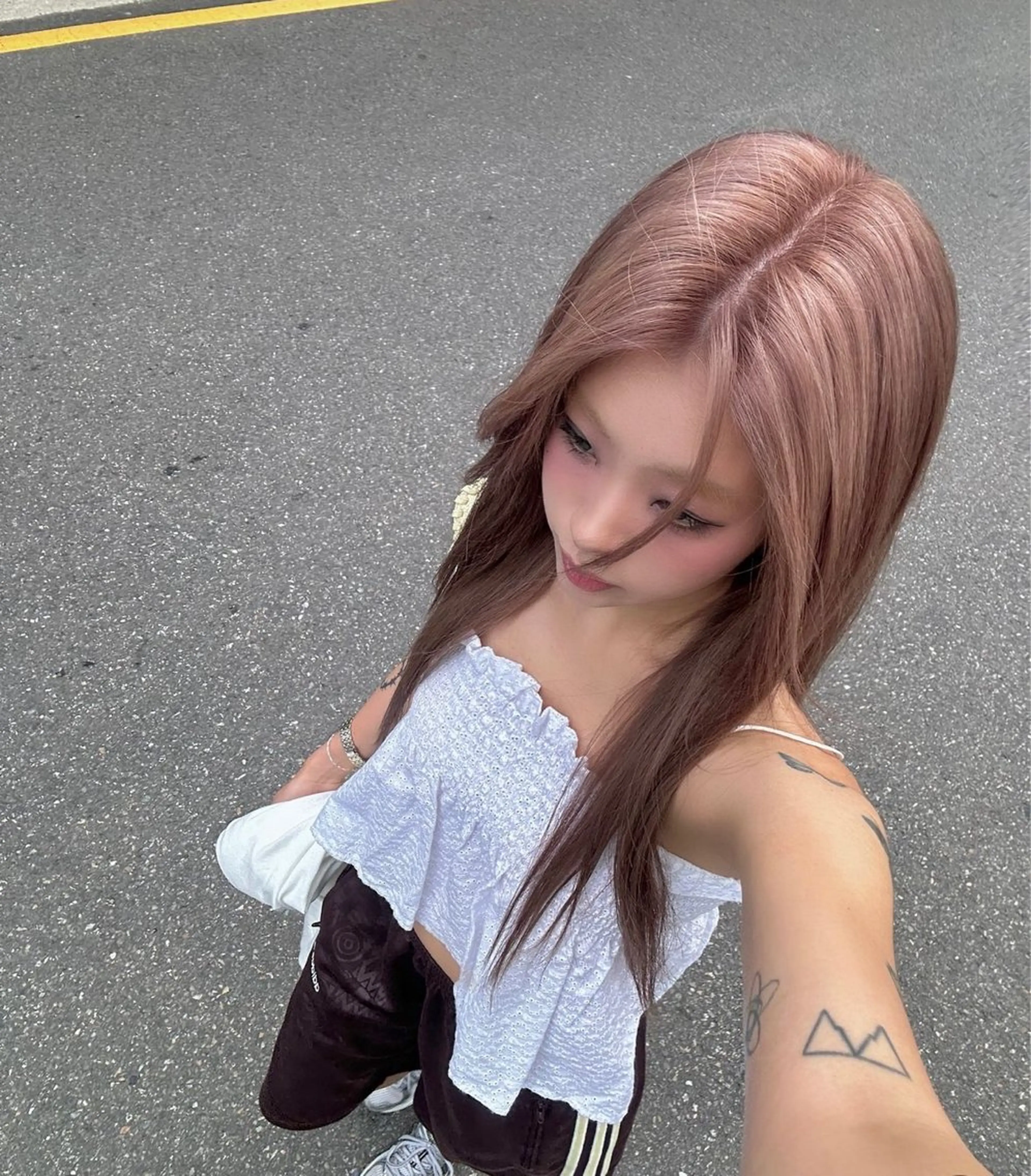 ロング カラー ヘアカラー トリートメント mari_ xenaのヘアスタイル