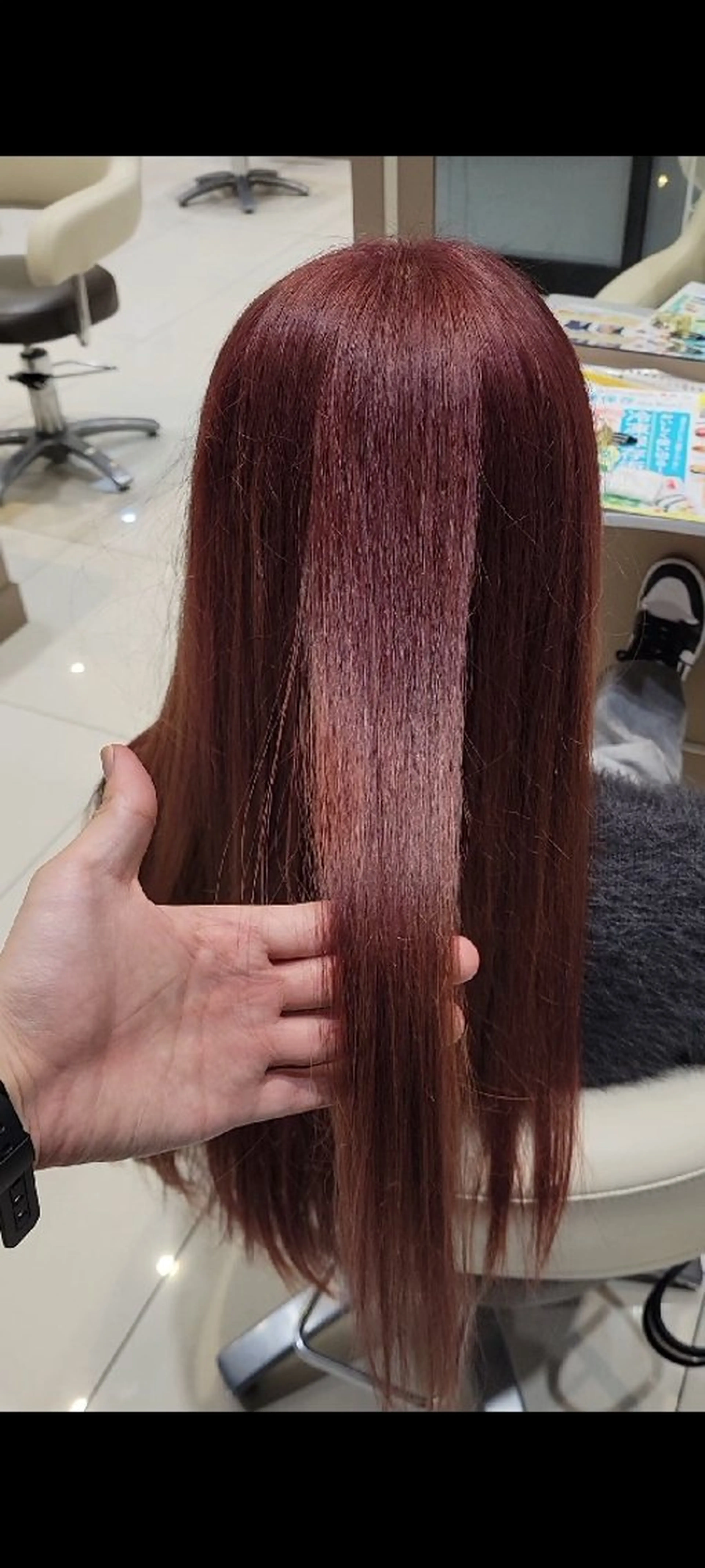ロング カラー ピンクカラー レブリィゼンコー多摩平の森所属・ZENKO 渡辺将功のヘアスタイル