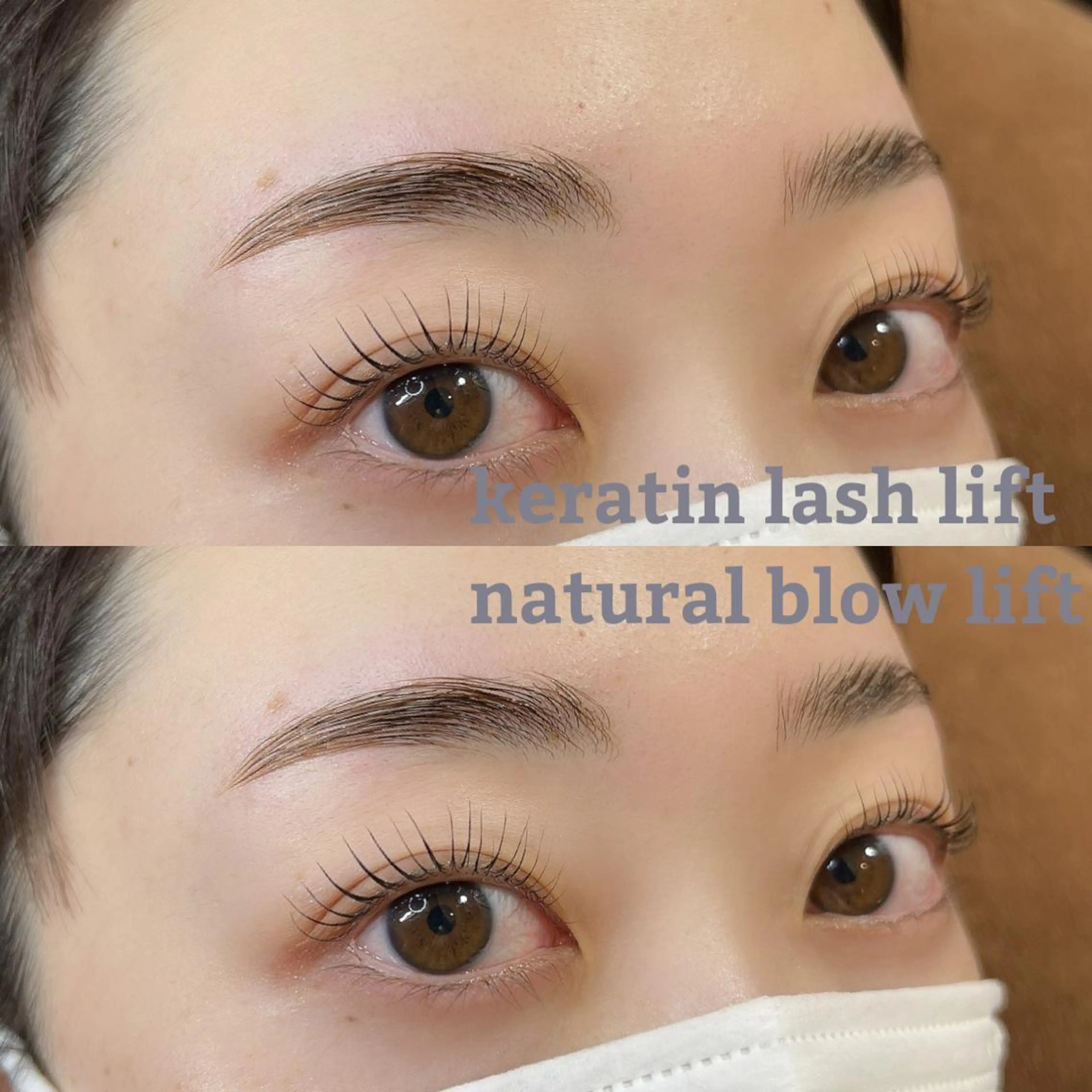 マツエク・マツパ アイブロウ ケラチンラッシュリフト ナチュラル toujours Yurikaのマツエク・マツパデザイン