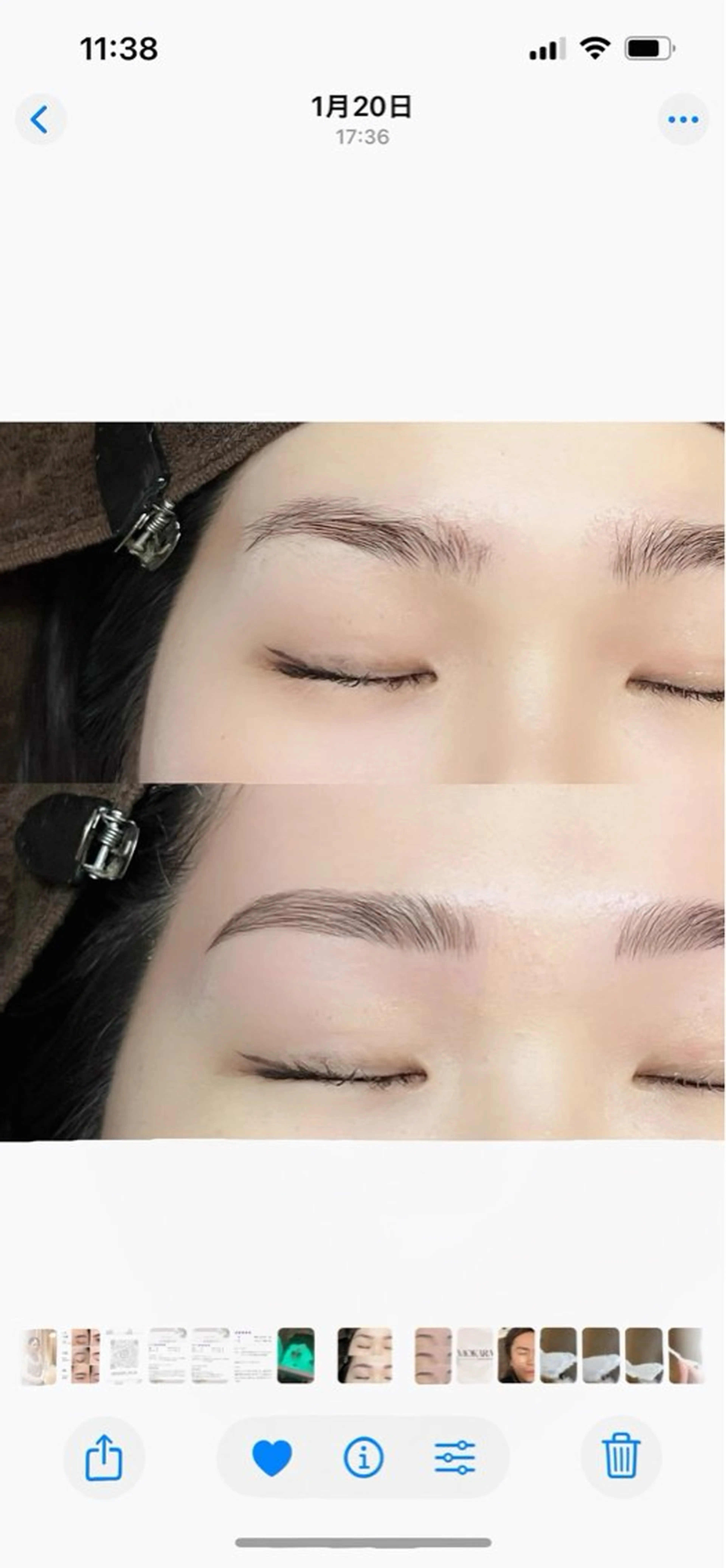 アイブロウ mokara rihoのマツエク・マツパデザイン