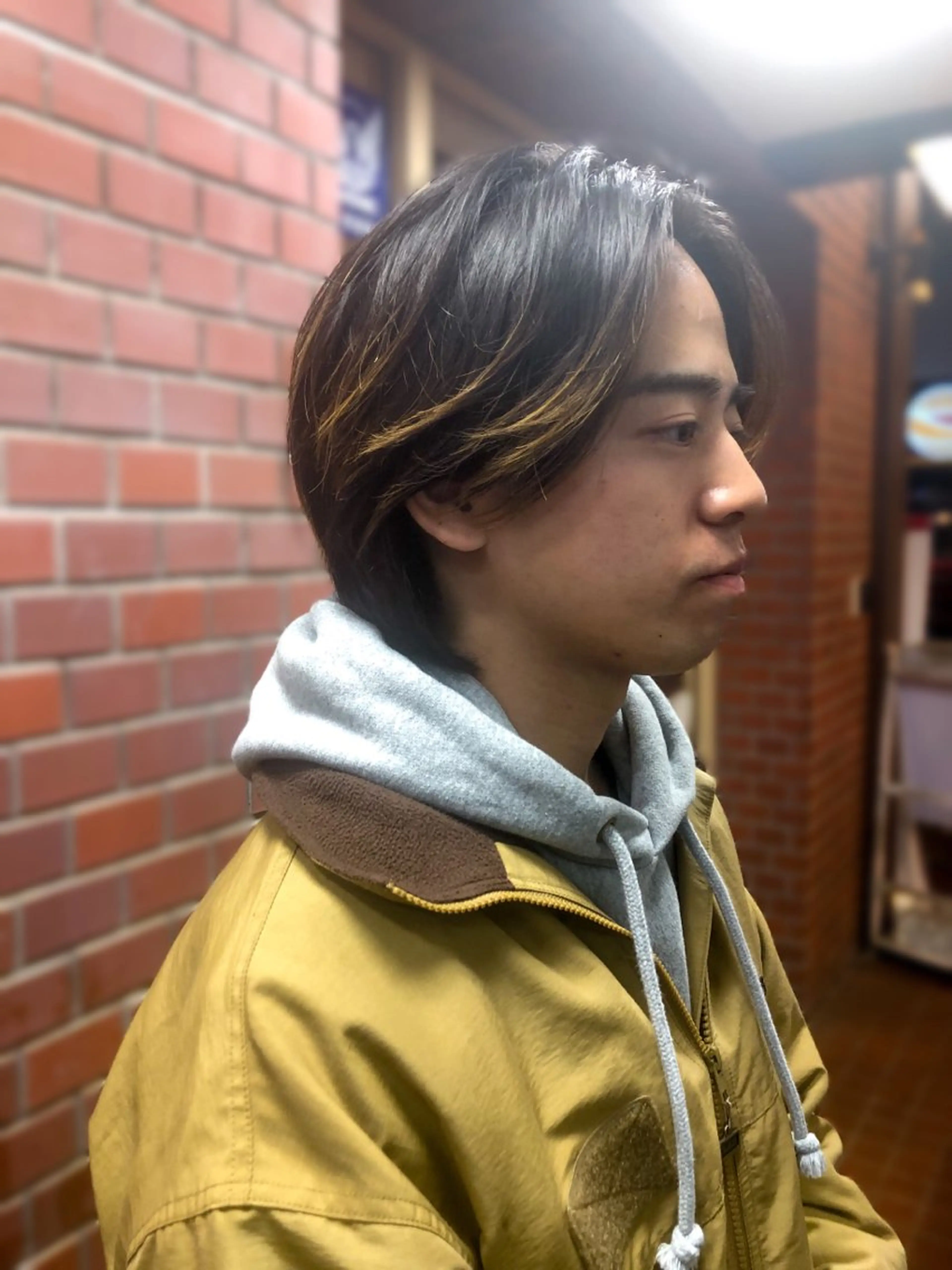ヘアアレンジ メンズ カット トリートメント ヘアセット 栗原 侑也のヘアスタイル