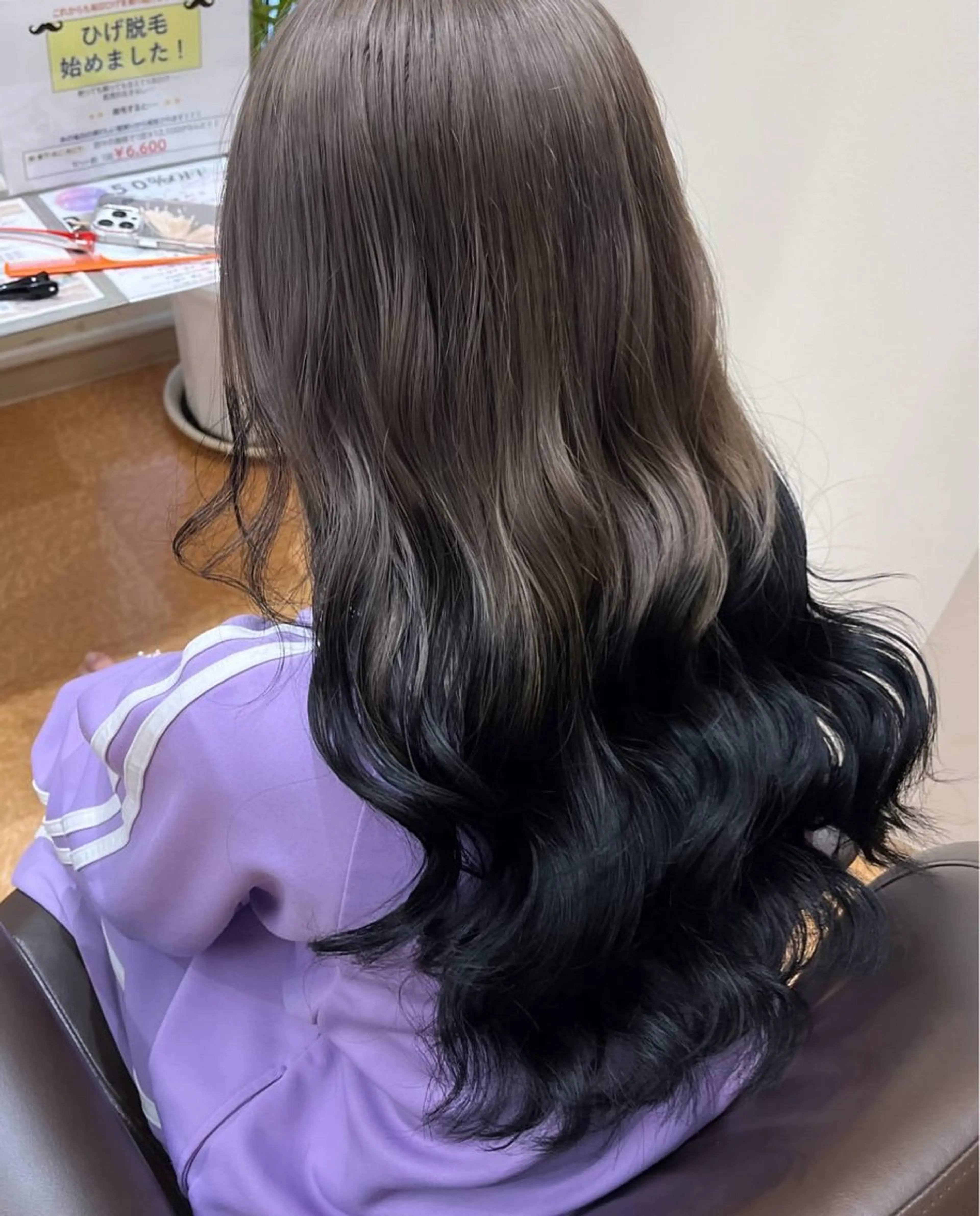 ロング カラー デザインカラー flammeum 三軒茶屋【フラミューム】所属・小泉 ゆあのヘアスタイル