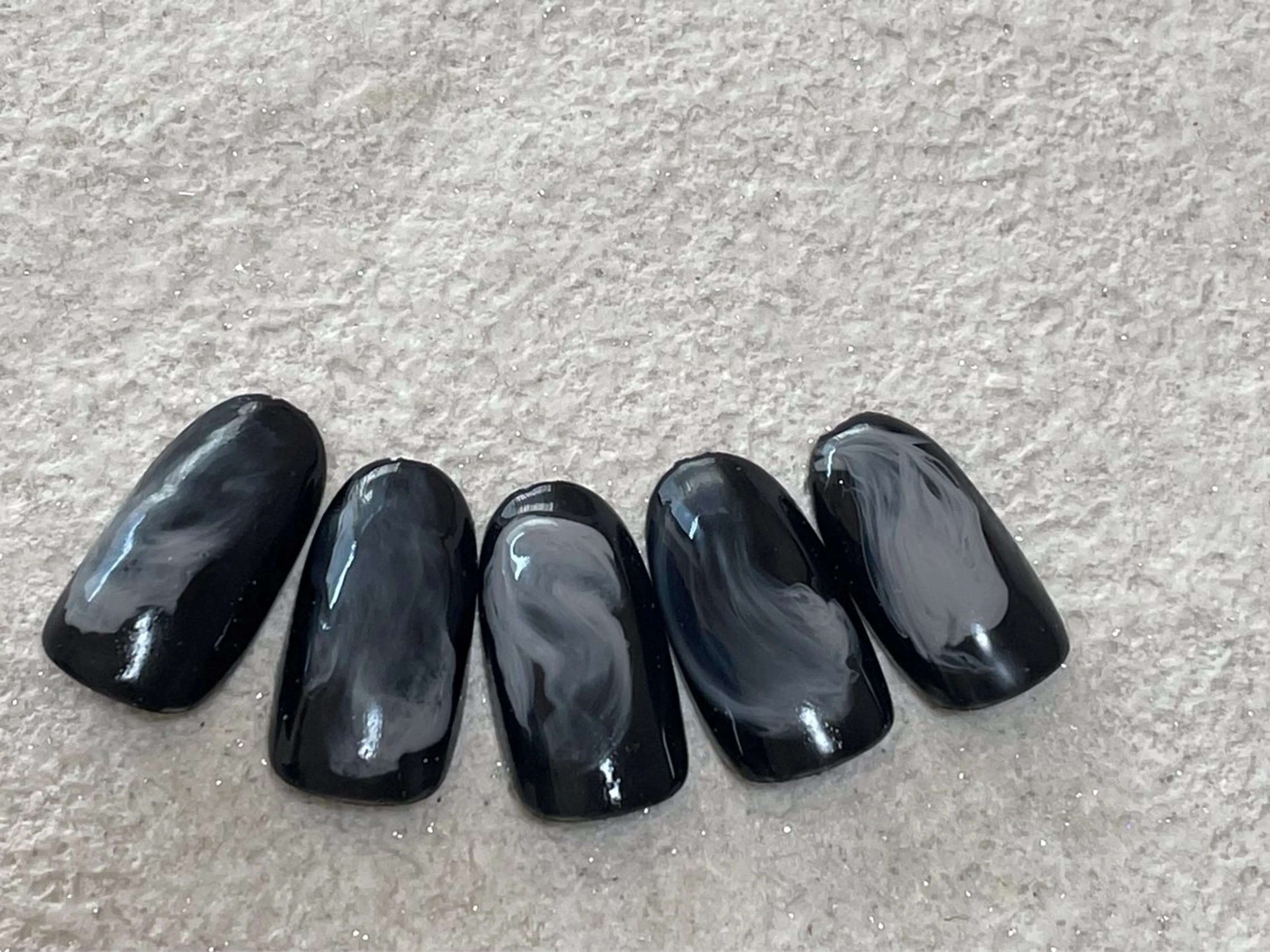 ネイル オーロラネイル フットネイル フレンチネイル ジェルネイル 韓国ネイル ハンドネイル kiki nail 二子玉川のネイルデザイン