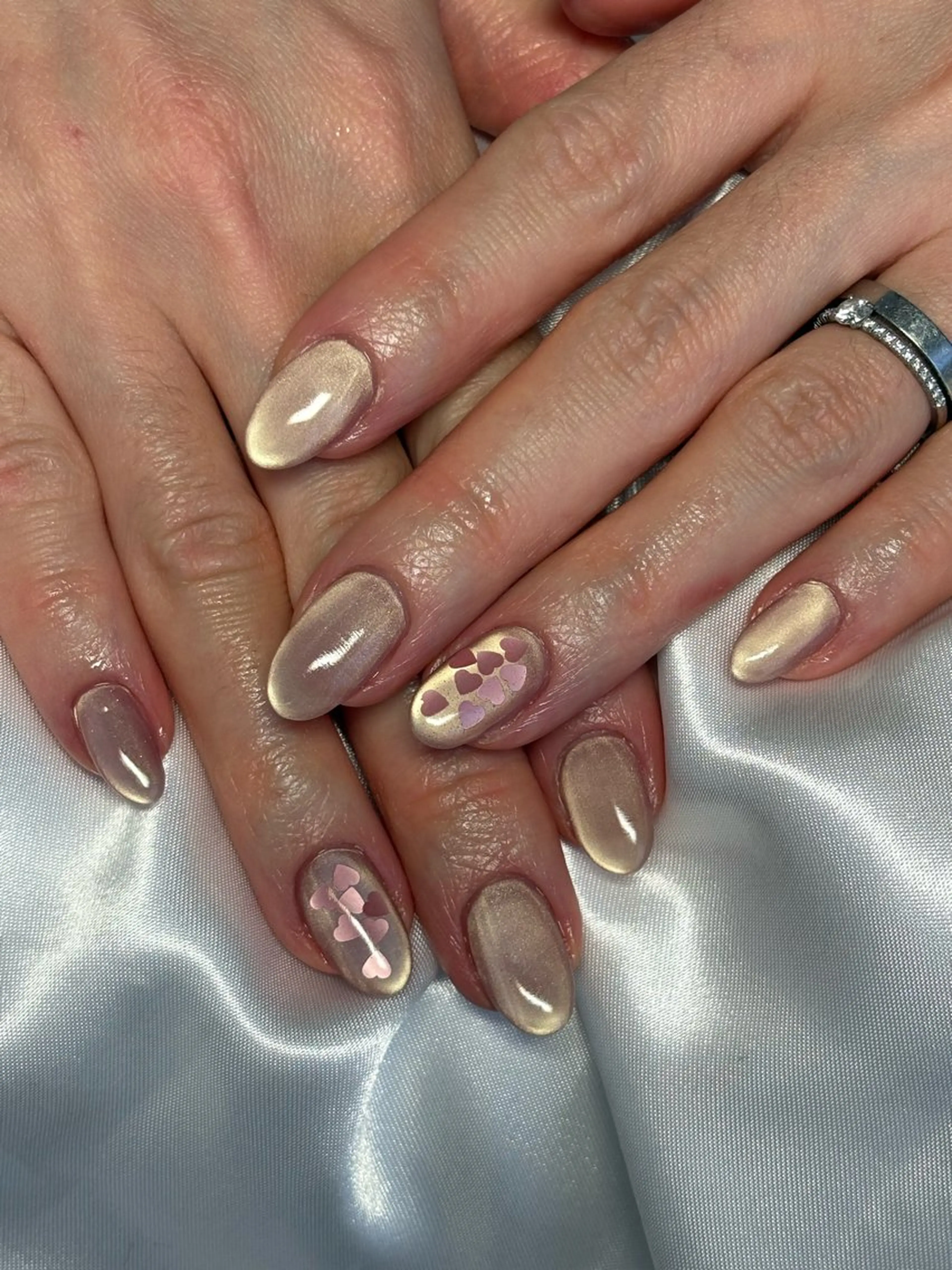 ネイル ハート ハンドネイル nail ayacaのネイルデザイン