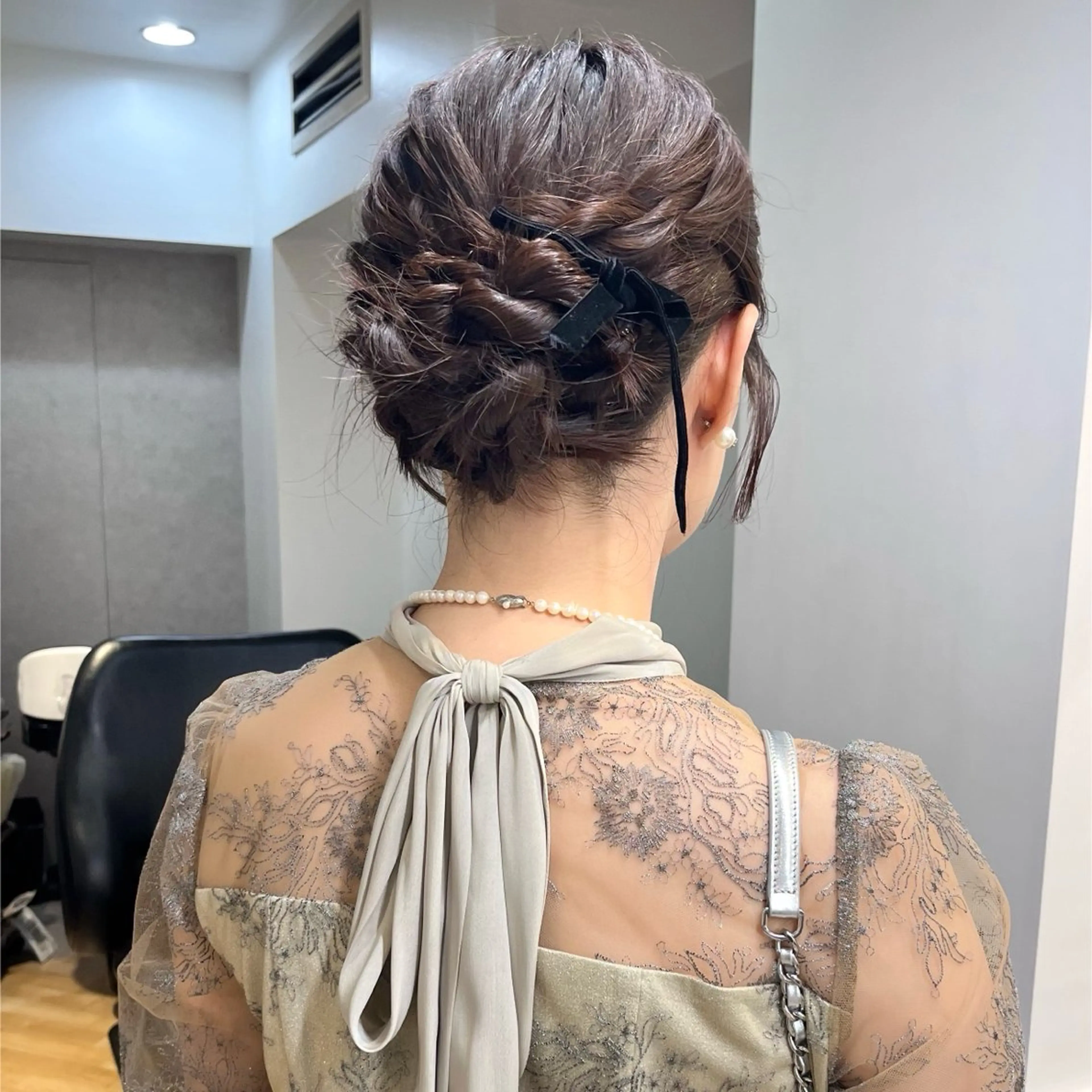 ヘアアレンジ ヘアセット マミ☁️ヘアセット/ お呼ばれヘア/銀座のヘアスタイル