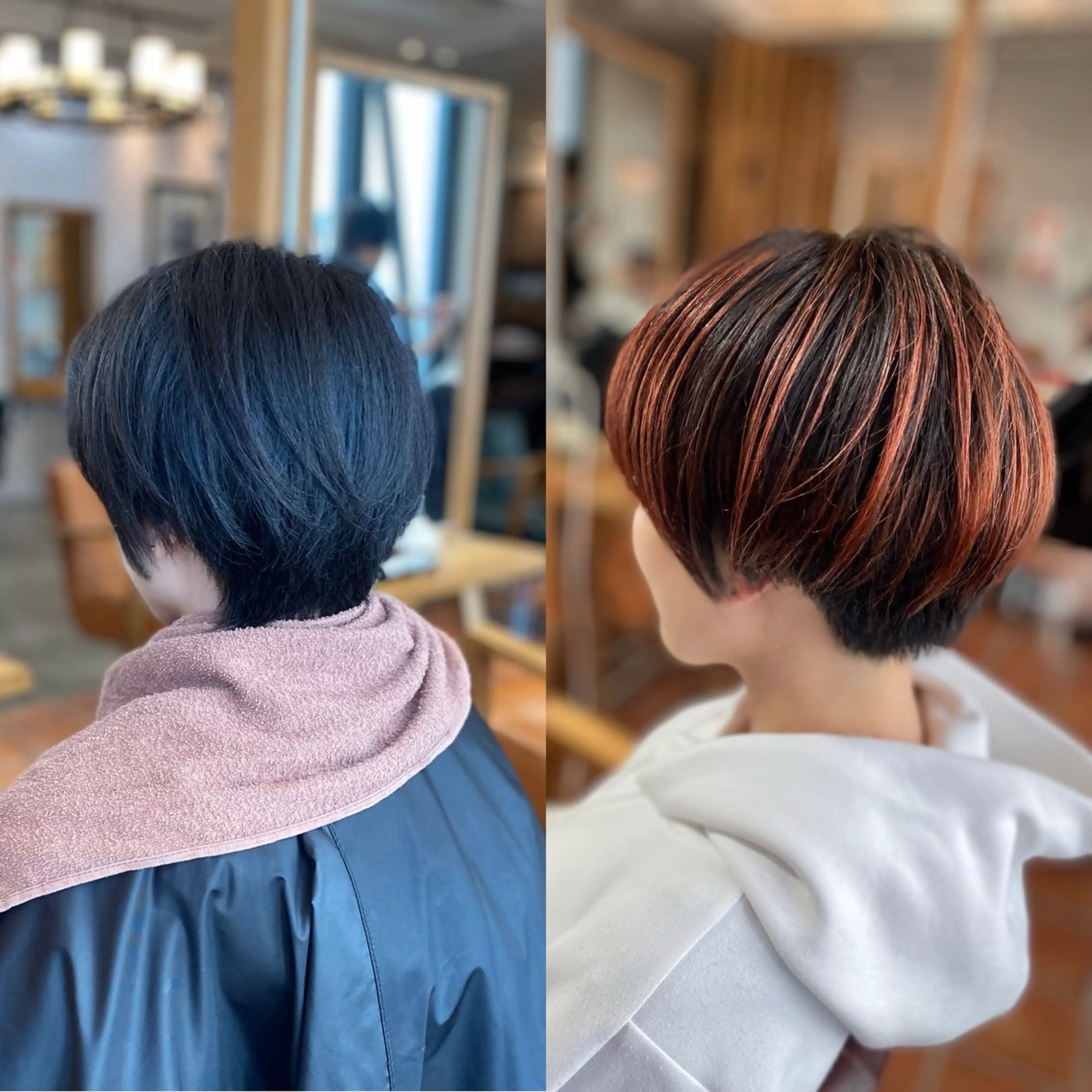 ショート カラー カット ヘアカラー 木村丈晴✂️ご来店 お待ちしてます😊のヘアスタイル