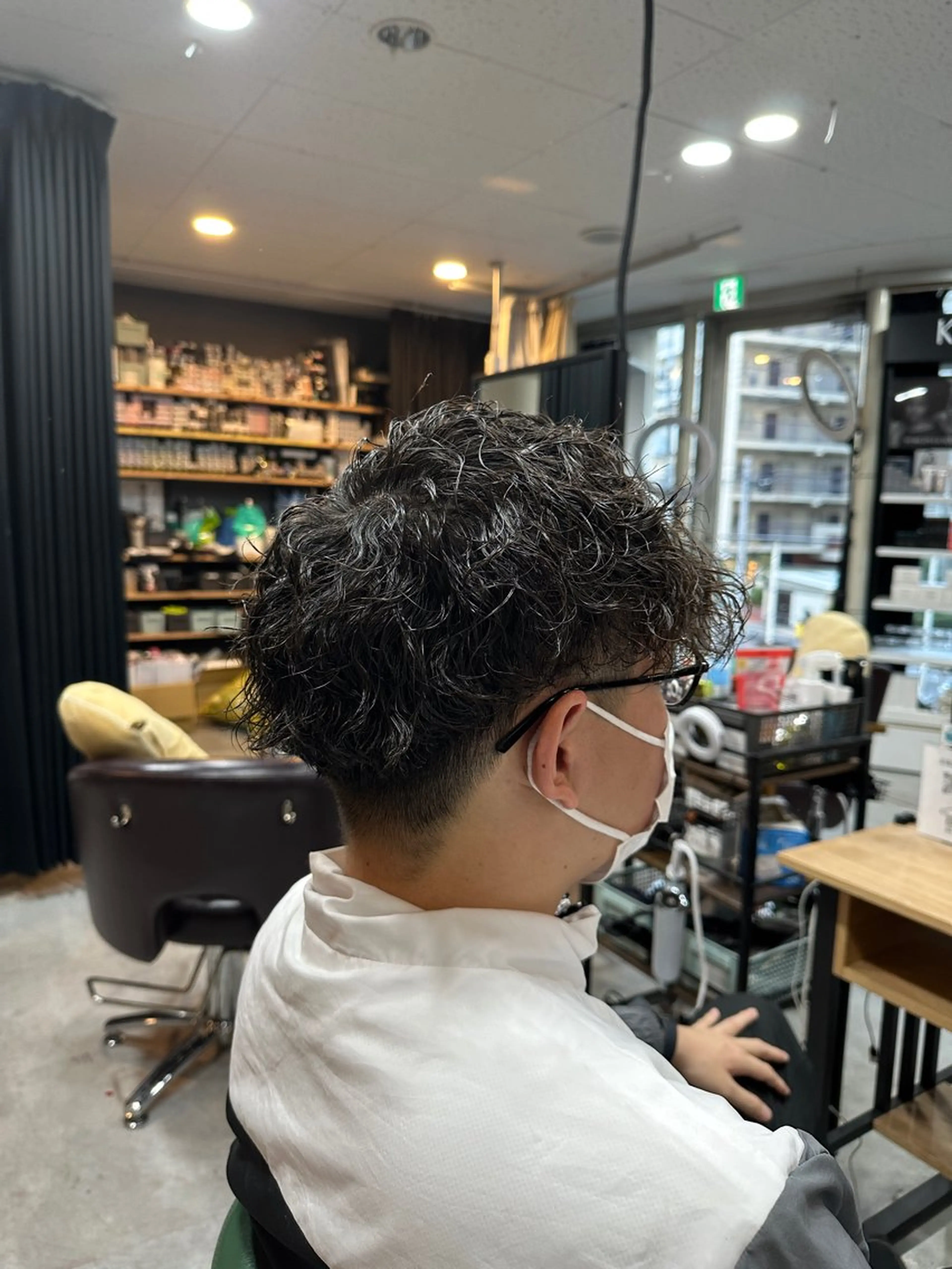 パーマ メンズ keita THREE(A)のヘアスタイル
