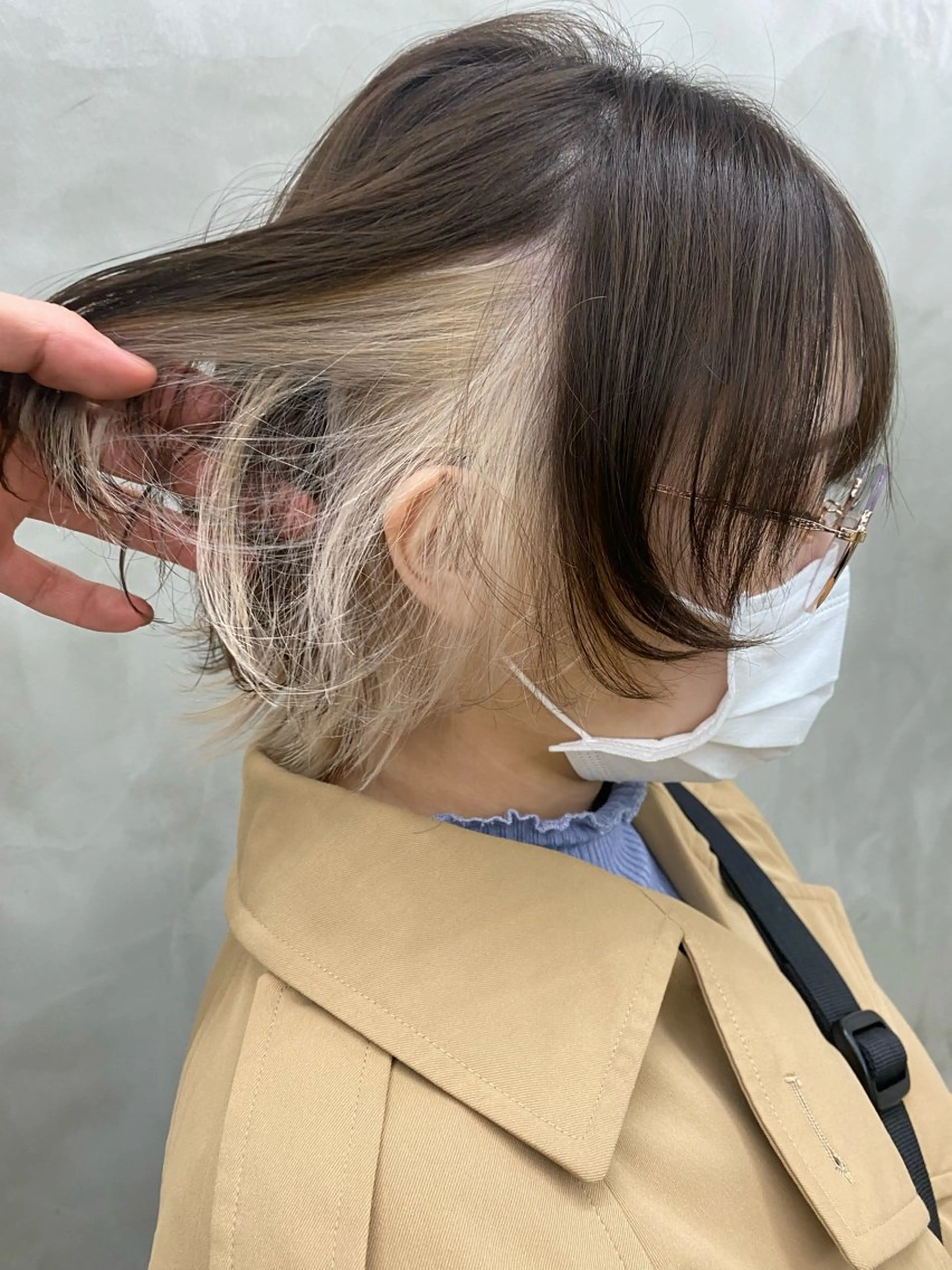 ミディアム カラー yiye 青山所属・無料カットモデル募集 🌱ひょうがのヘアスタイル