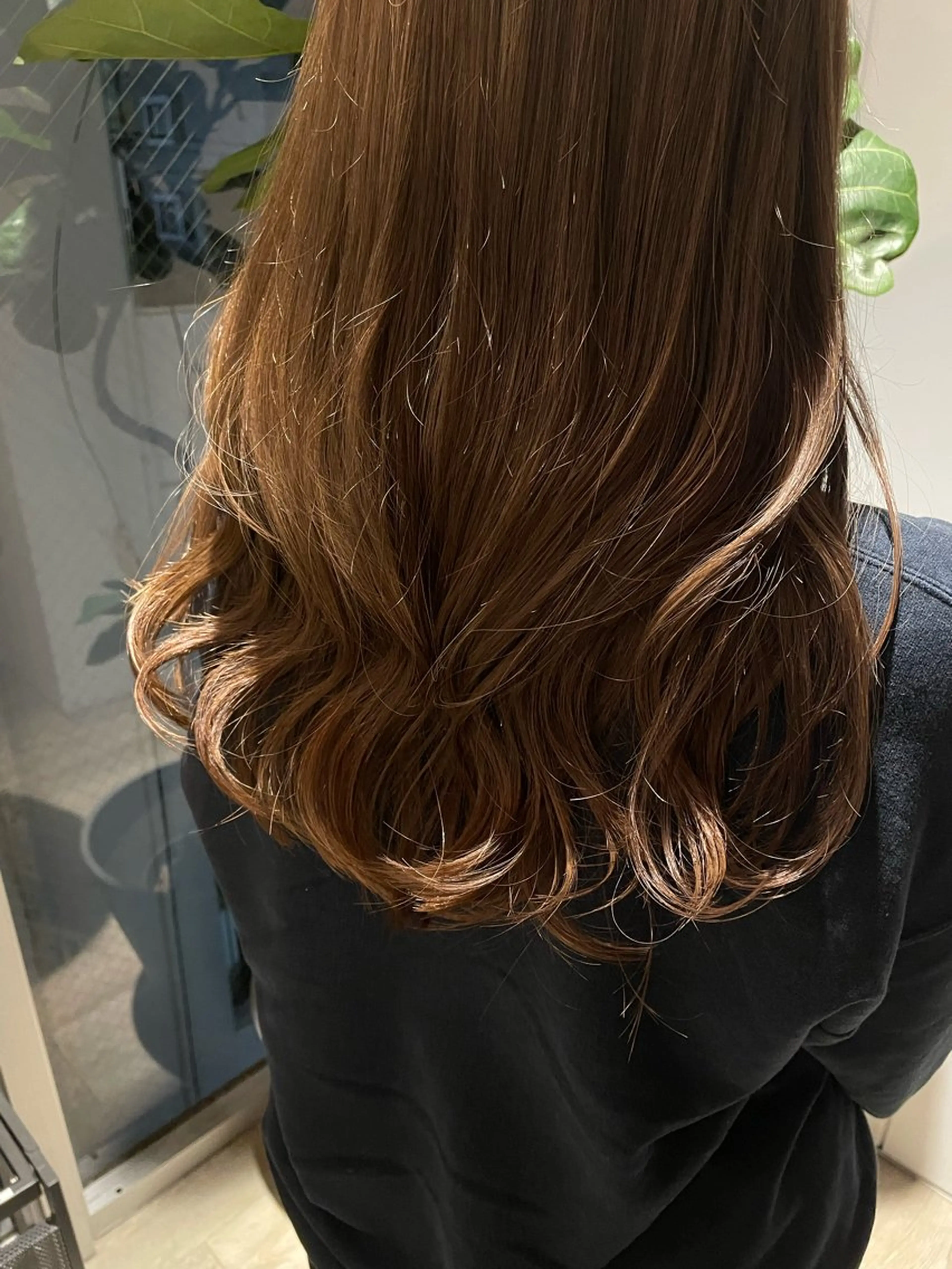 カラー diar湘南台店所属・ふくだももこ🍑 つるっとボブのヘアスタイル