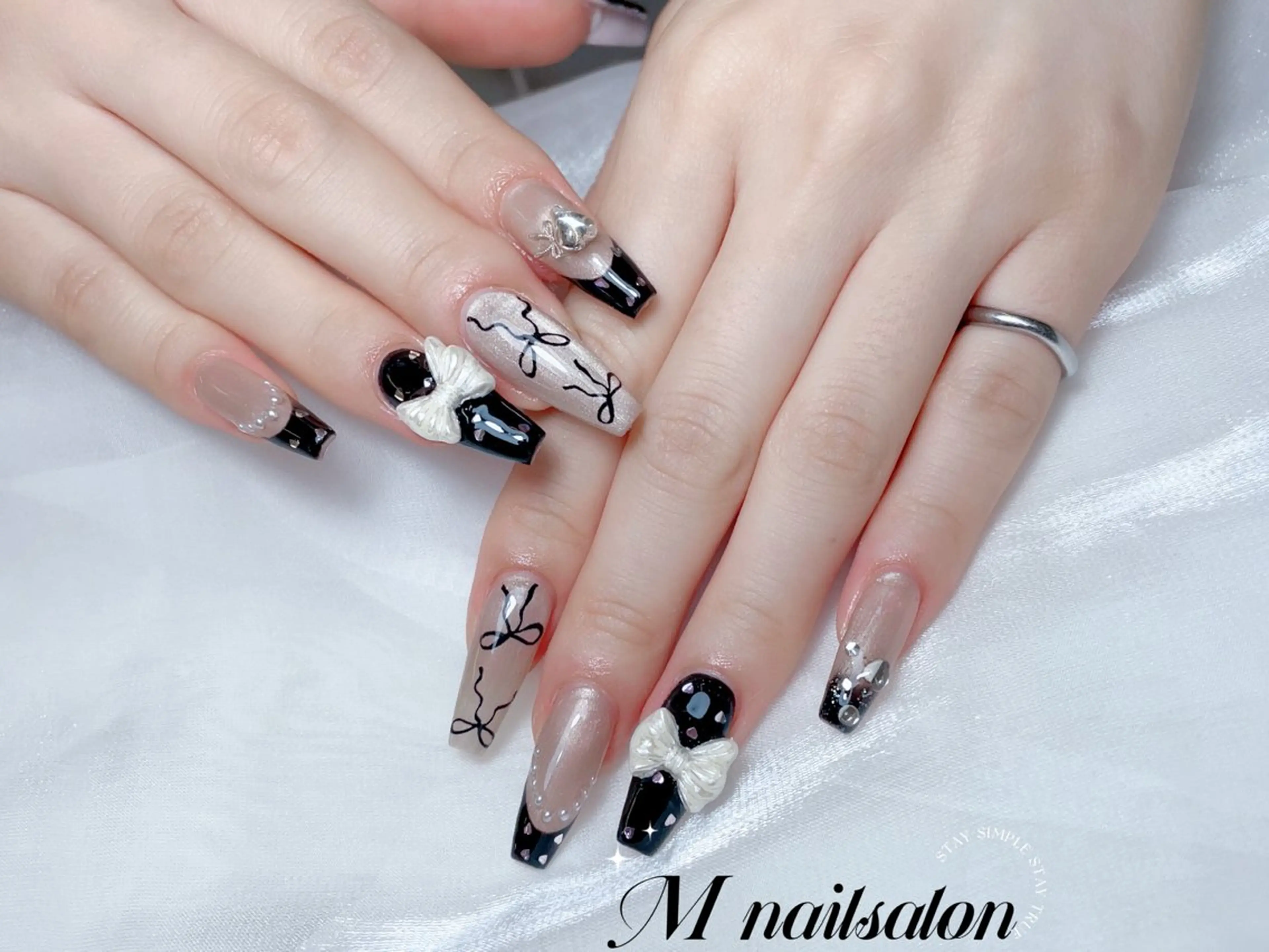 ネイル M🌷nail 長さだし専門店のネイルデザイン