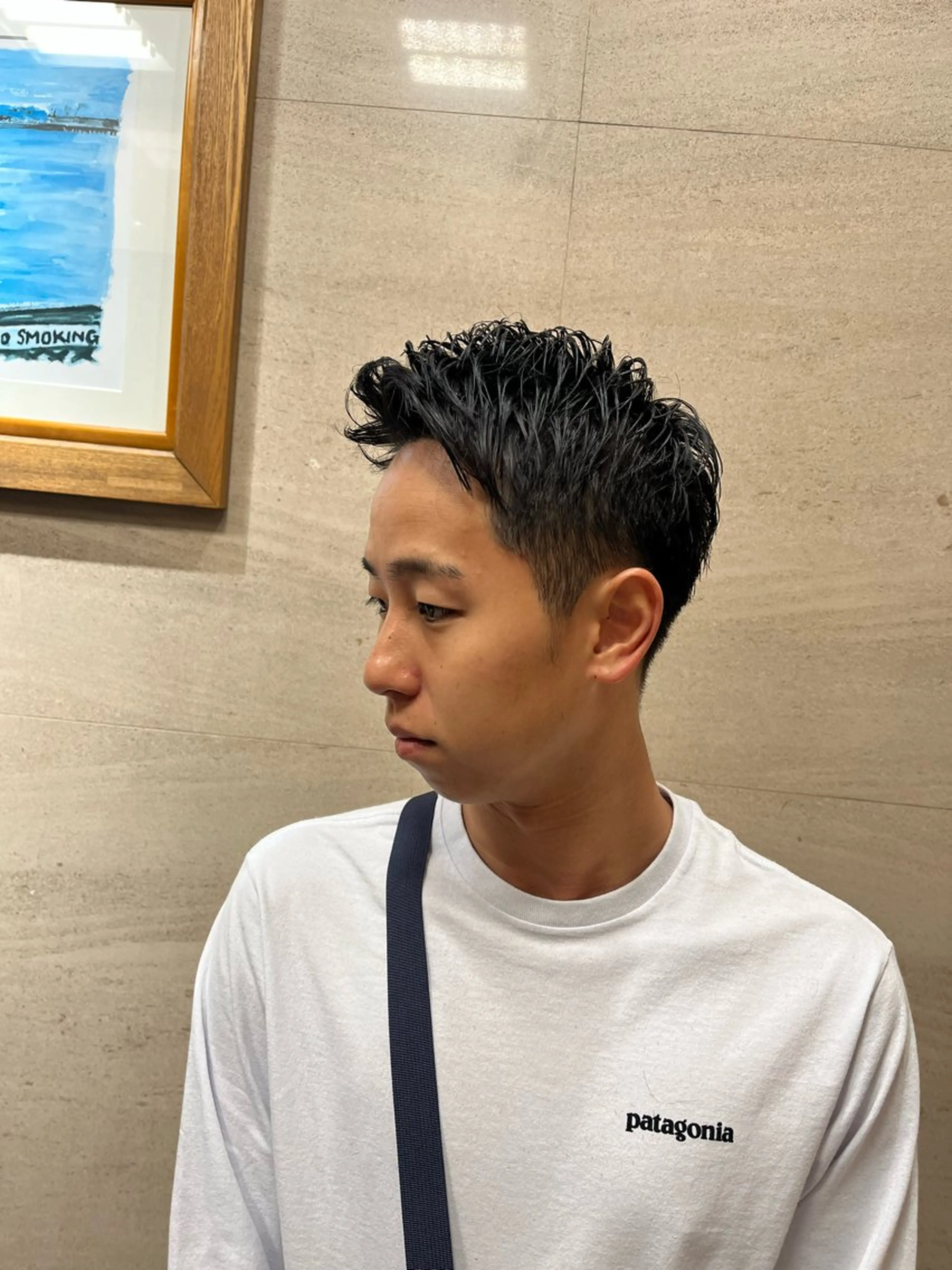 ショート 練習用 坂場のヘアスタイル