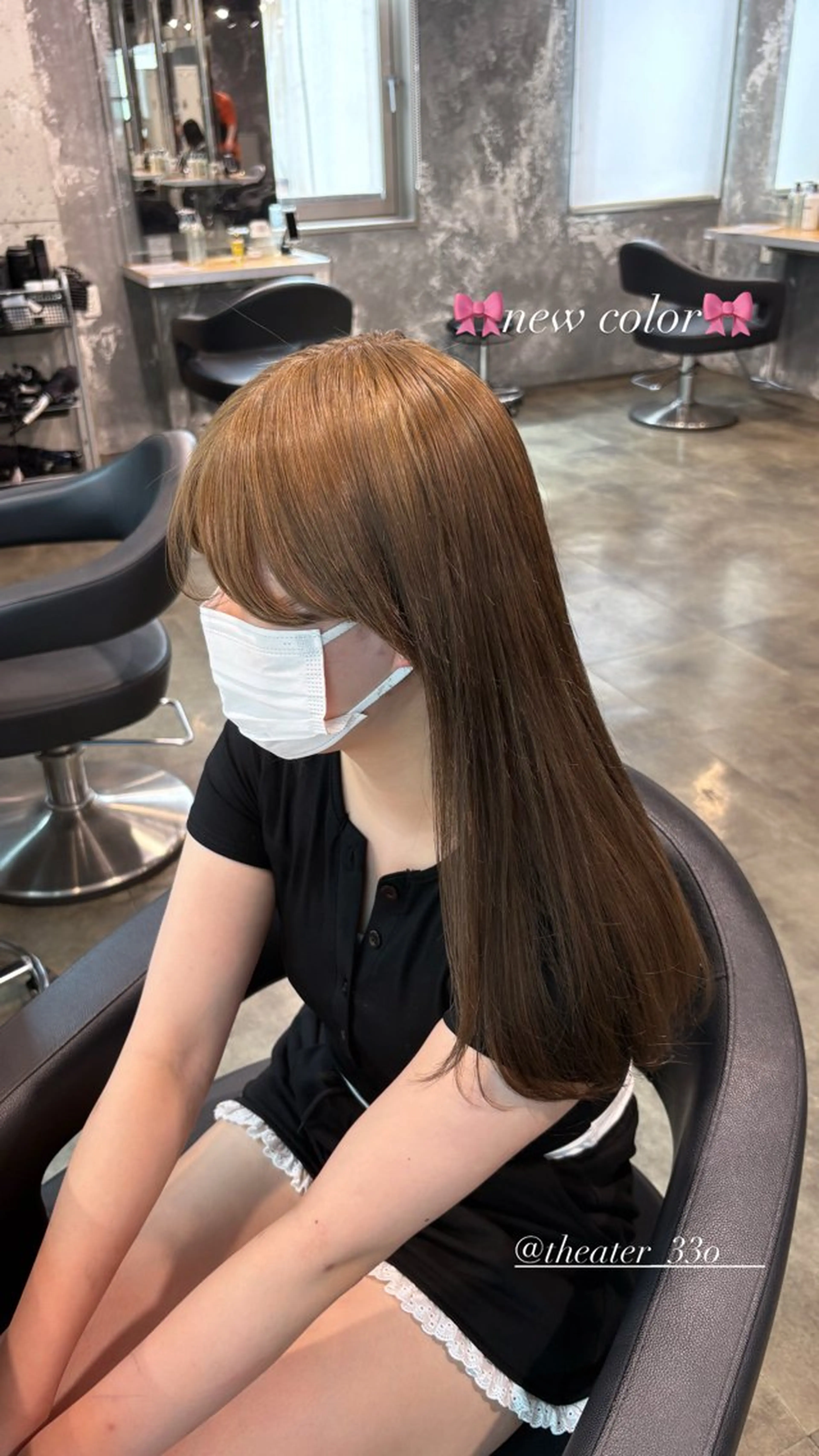 カラー カット ヘアカラー トリートメント ヘアセット 🤍ベージュ/透明感 韓国ヘア/まりん🤍のヘアスタイル