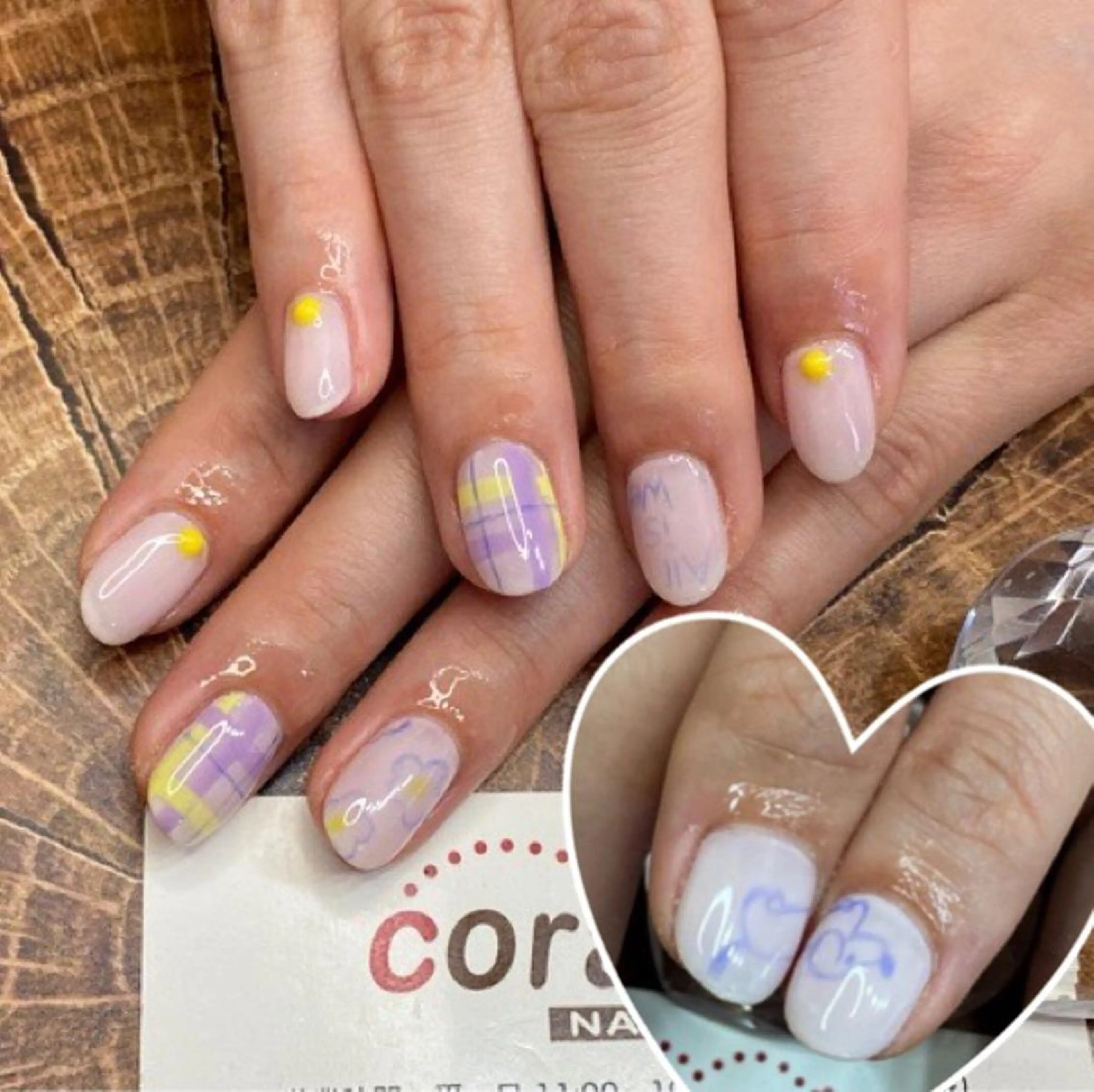 ネイル アートネイル ピンク corazon所属・ネイリスト aicoのネイルデザイン