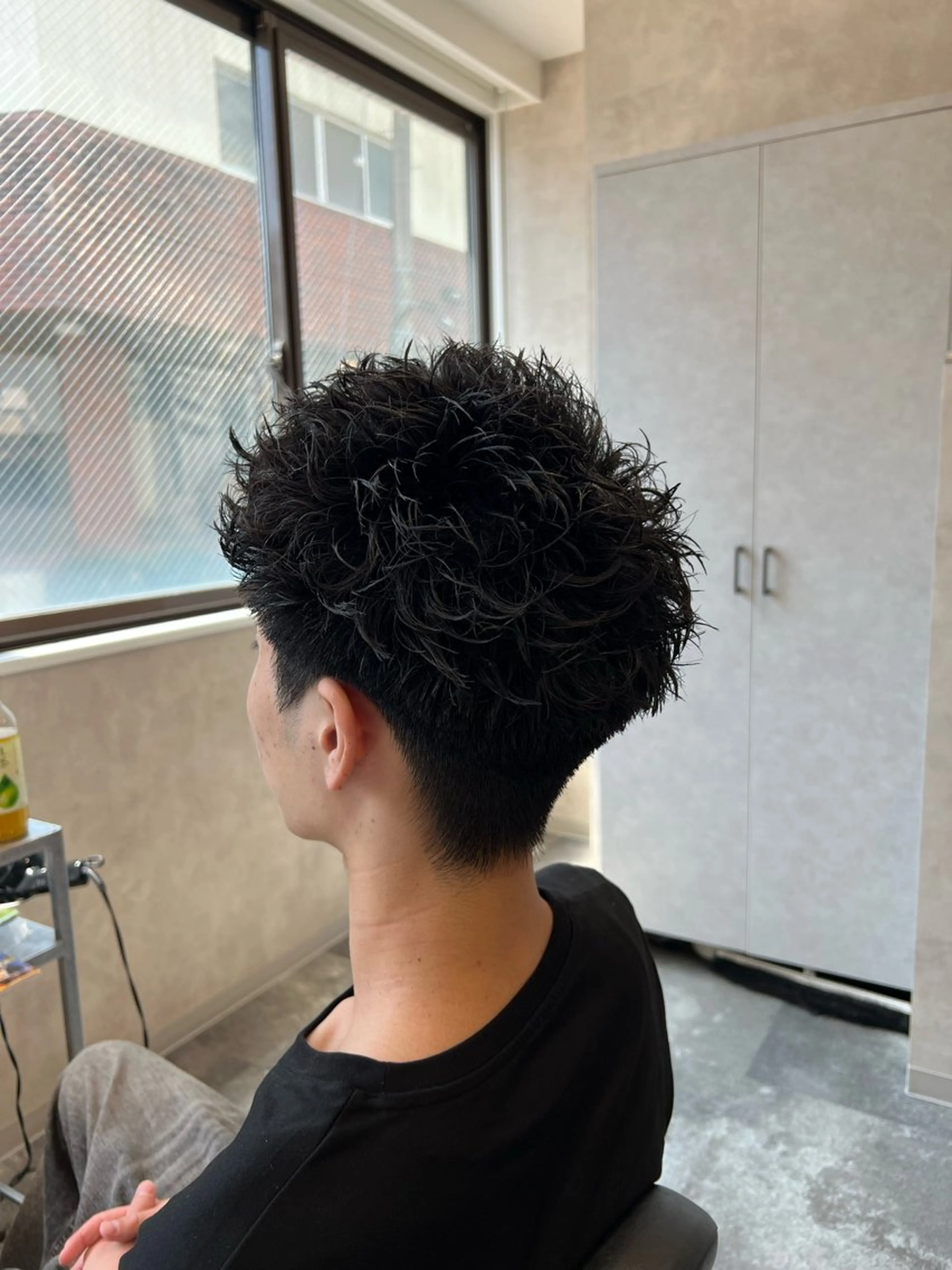 ショート パーマ ヘアアレンジ メンズ メンズパーマ カット パーマ メンズ特化/カラー/ パーマ/ケイシンのヘアスタイル