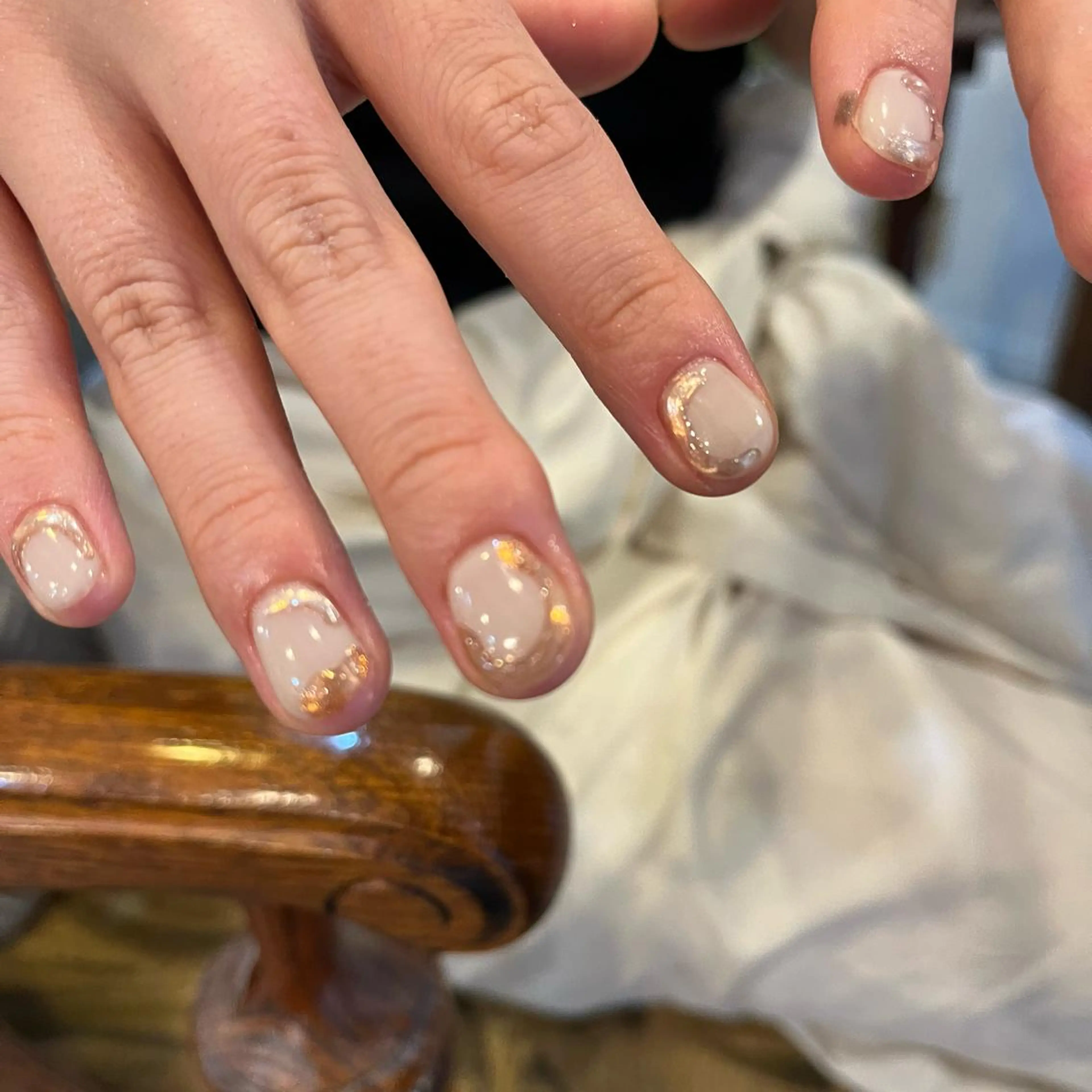ネイル 持ち込み ハンドネイル Trico Antique所属・岩本 杏のネイルデザイン