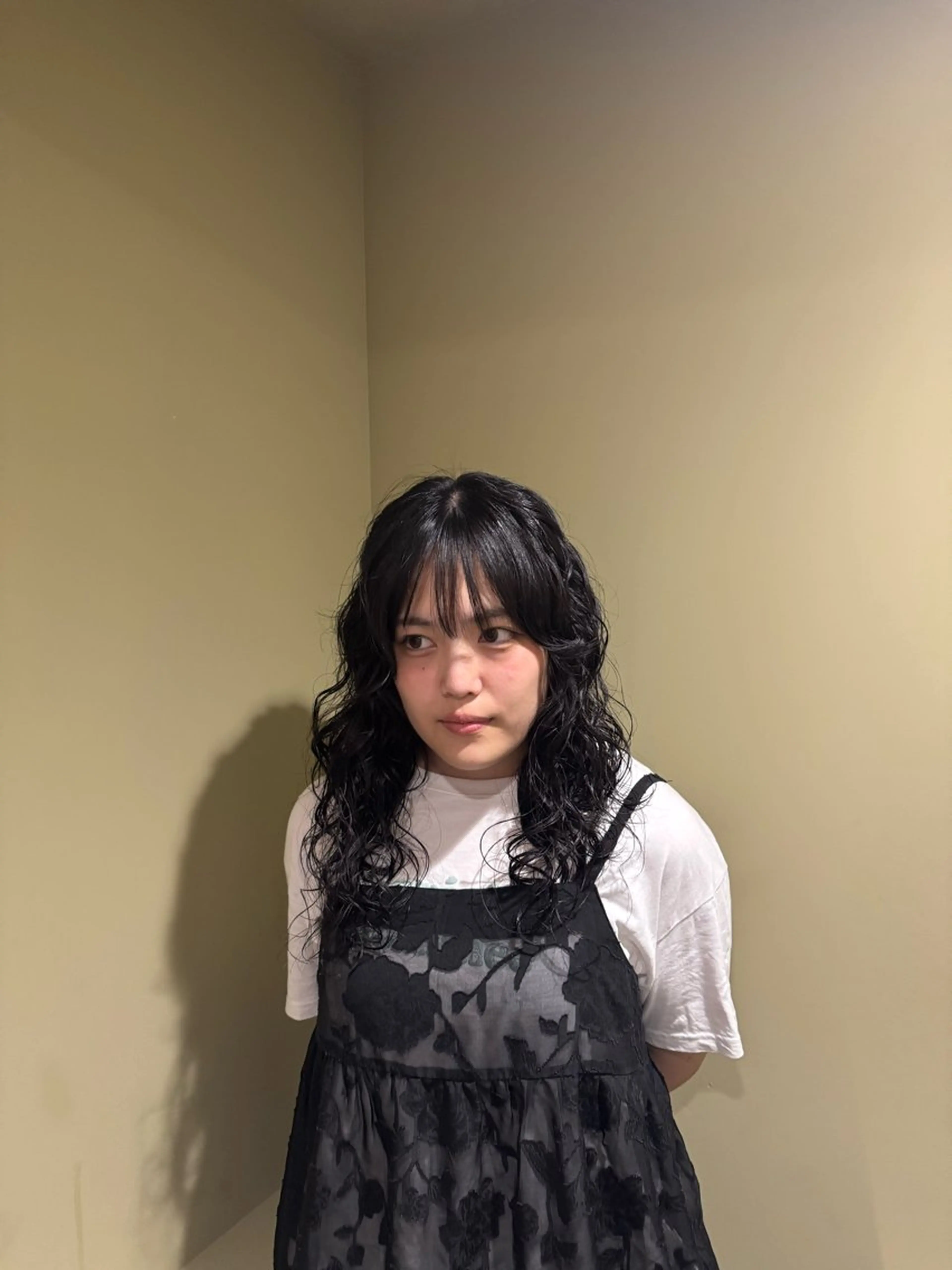 ロング パーマ 🐰パーマモデル募集 🐰大場杏里🐰のヘアスタイル