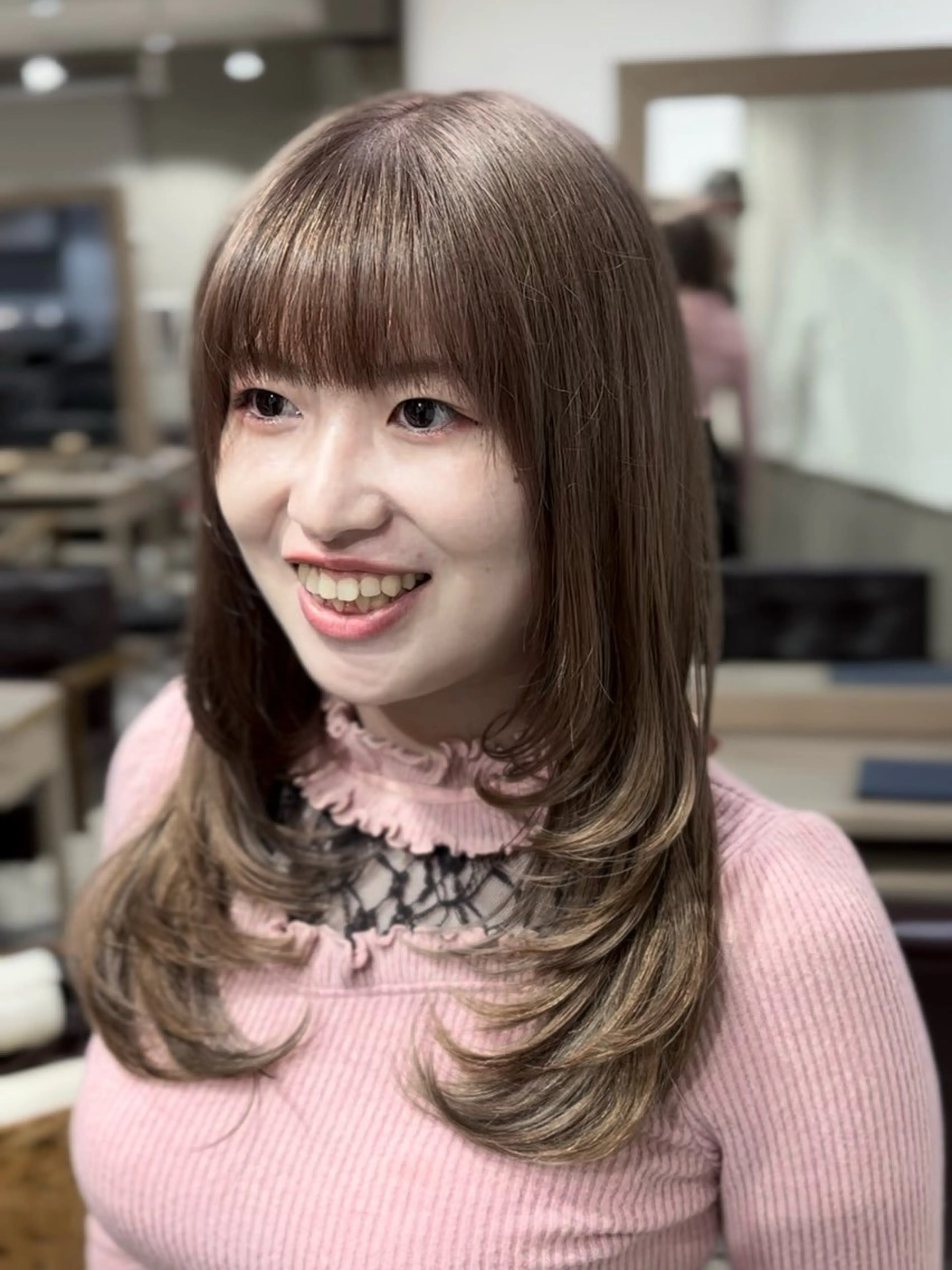 ロング カラー ルーツカラー/ レイヤーカット/井川のヘアスタイル