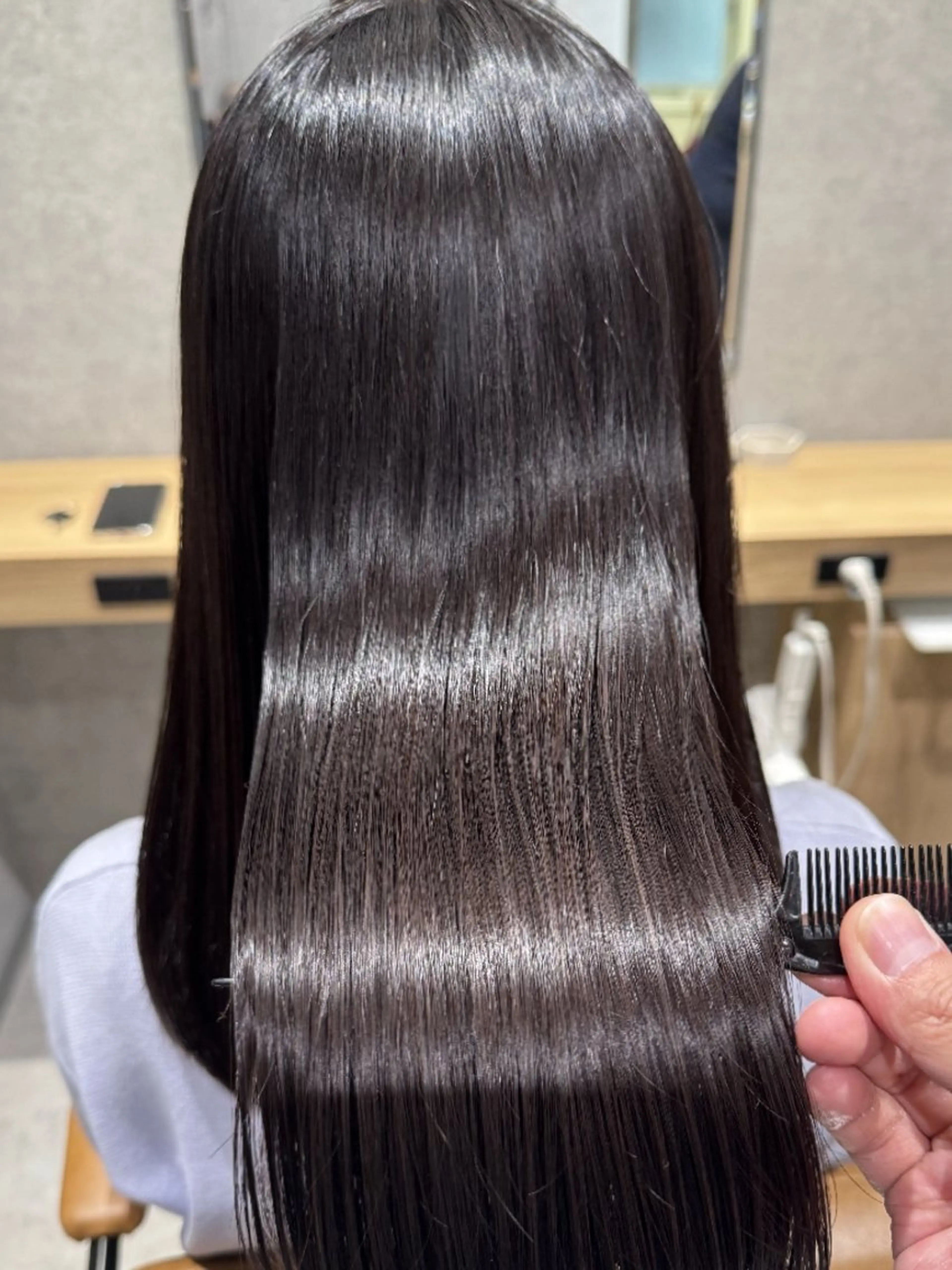 グレーカラー（白髪染め）の写真
