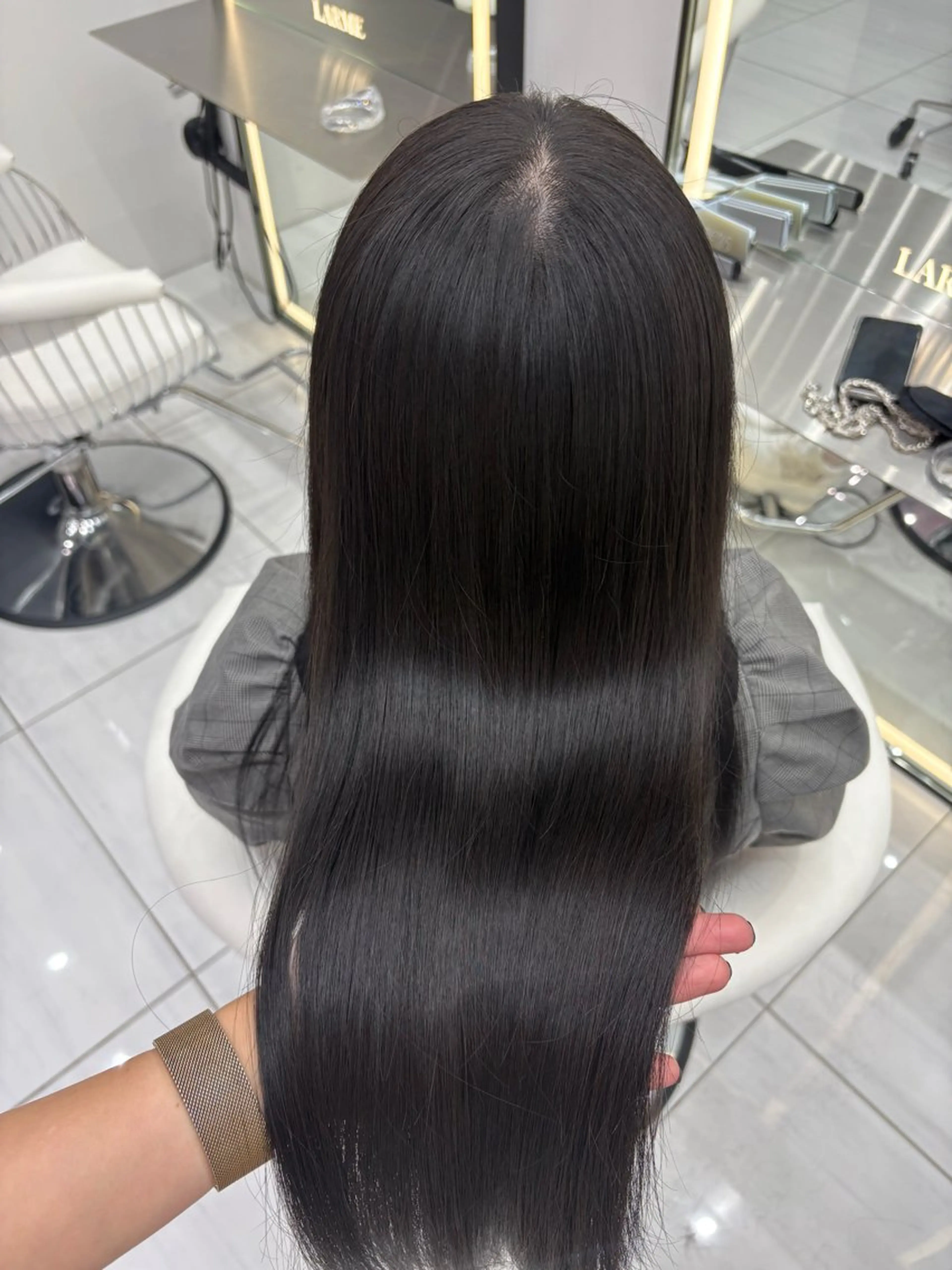 ロング 髪質改善 トリートメント カット ヘアカラー トリートメント 新宿/韓国ヘア 中明度カラー/かやのヘアスタイル