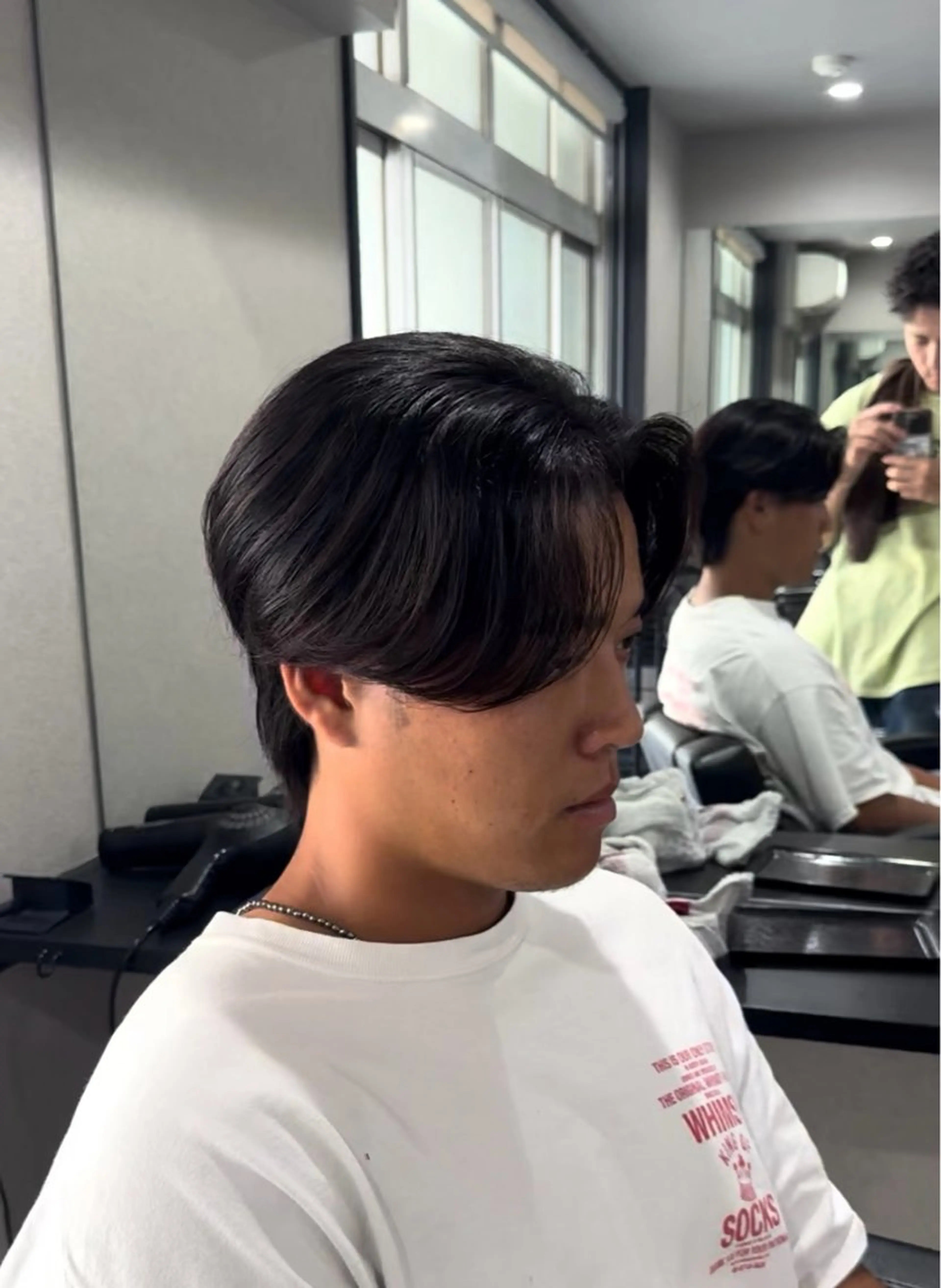 曲がる縮毛矯正のみの写真