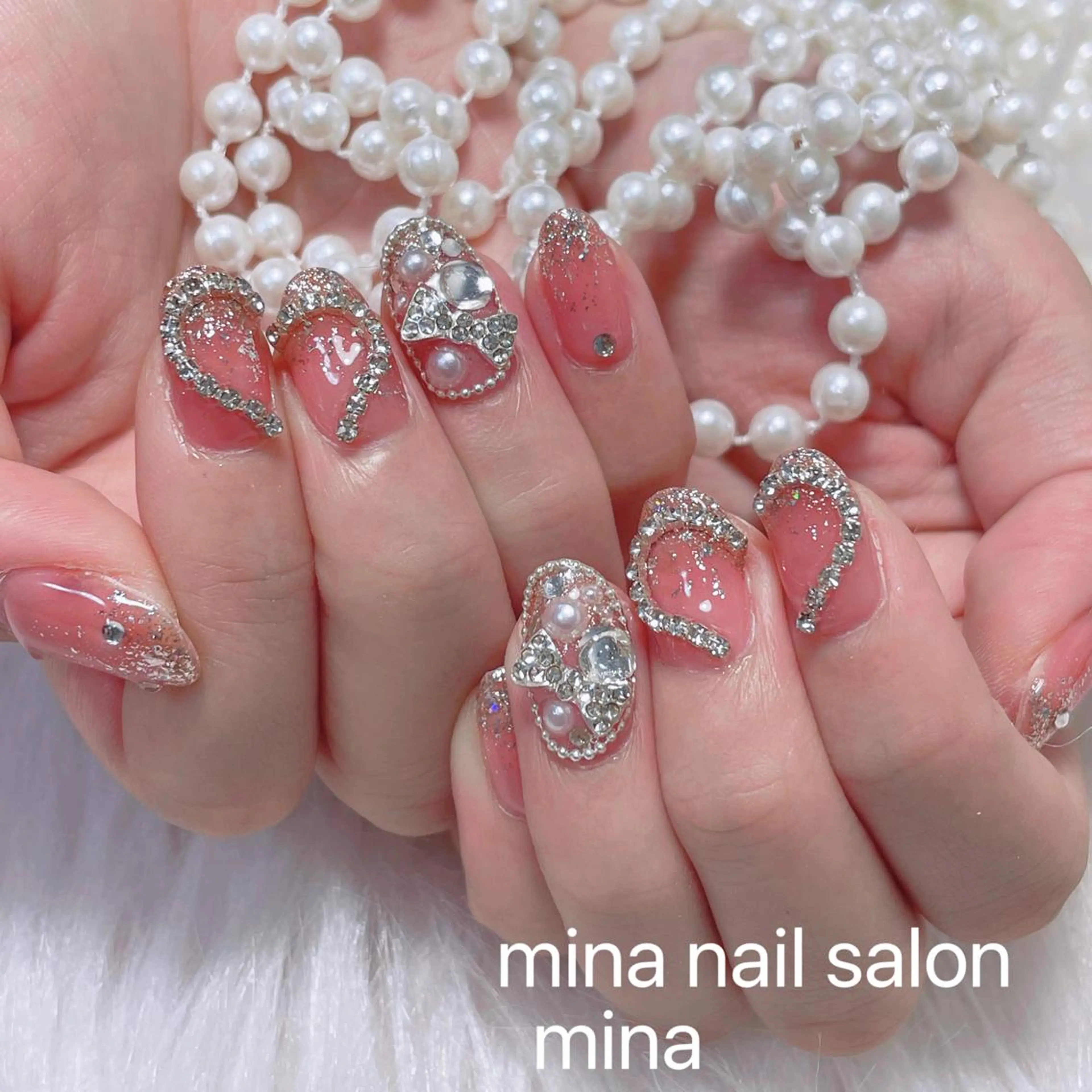 ネイル Mina🧸 韓国風ネイル🎀のネイルデザイン