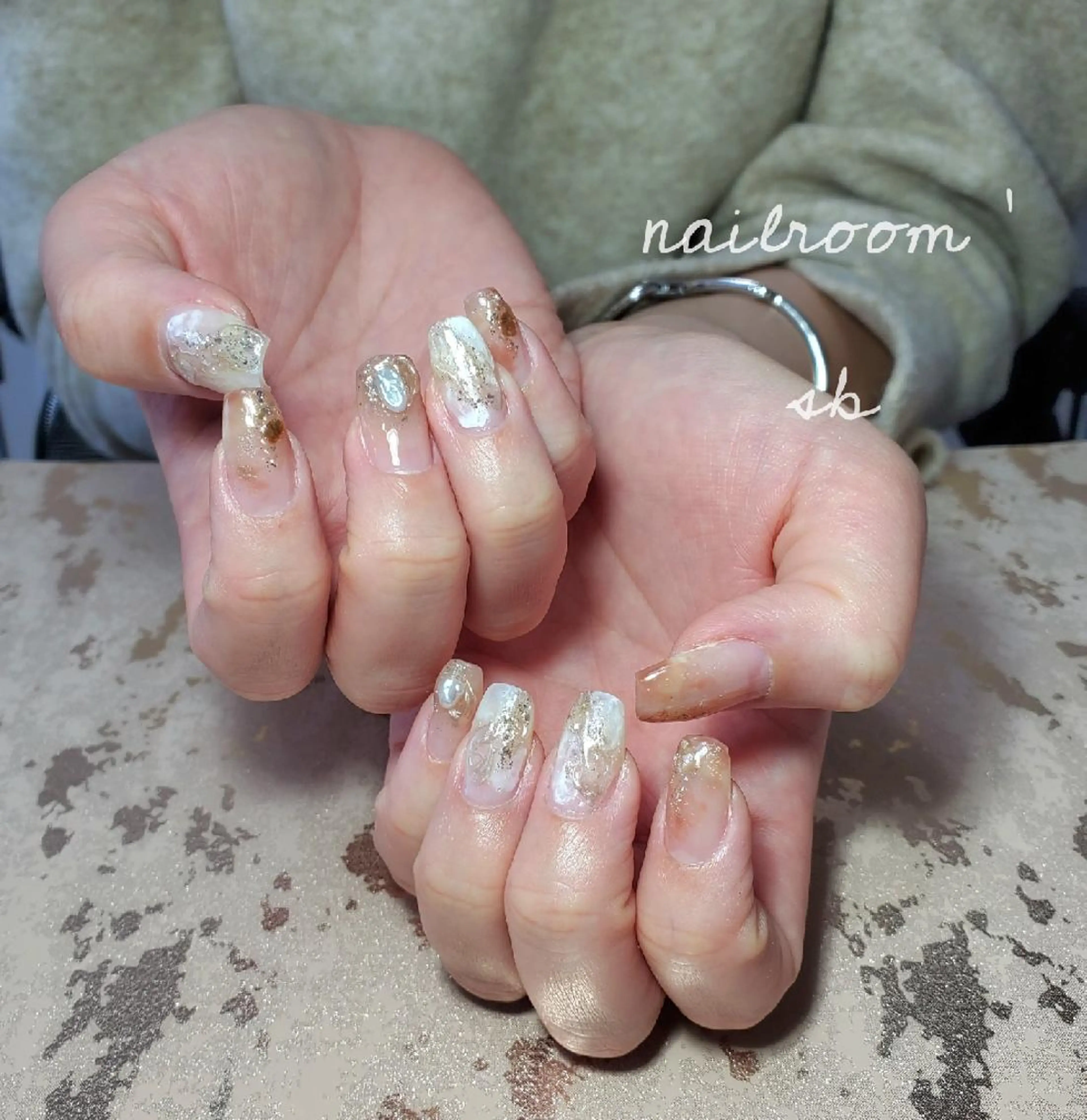 ネイル ハンドネイル nailroom‪ sb‪‪𓈒𓂂𓏸のネイルデザイン
