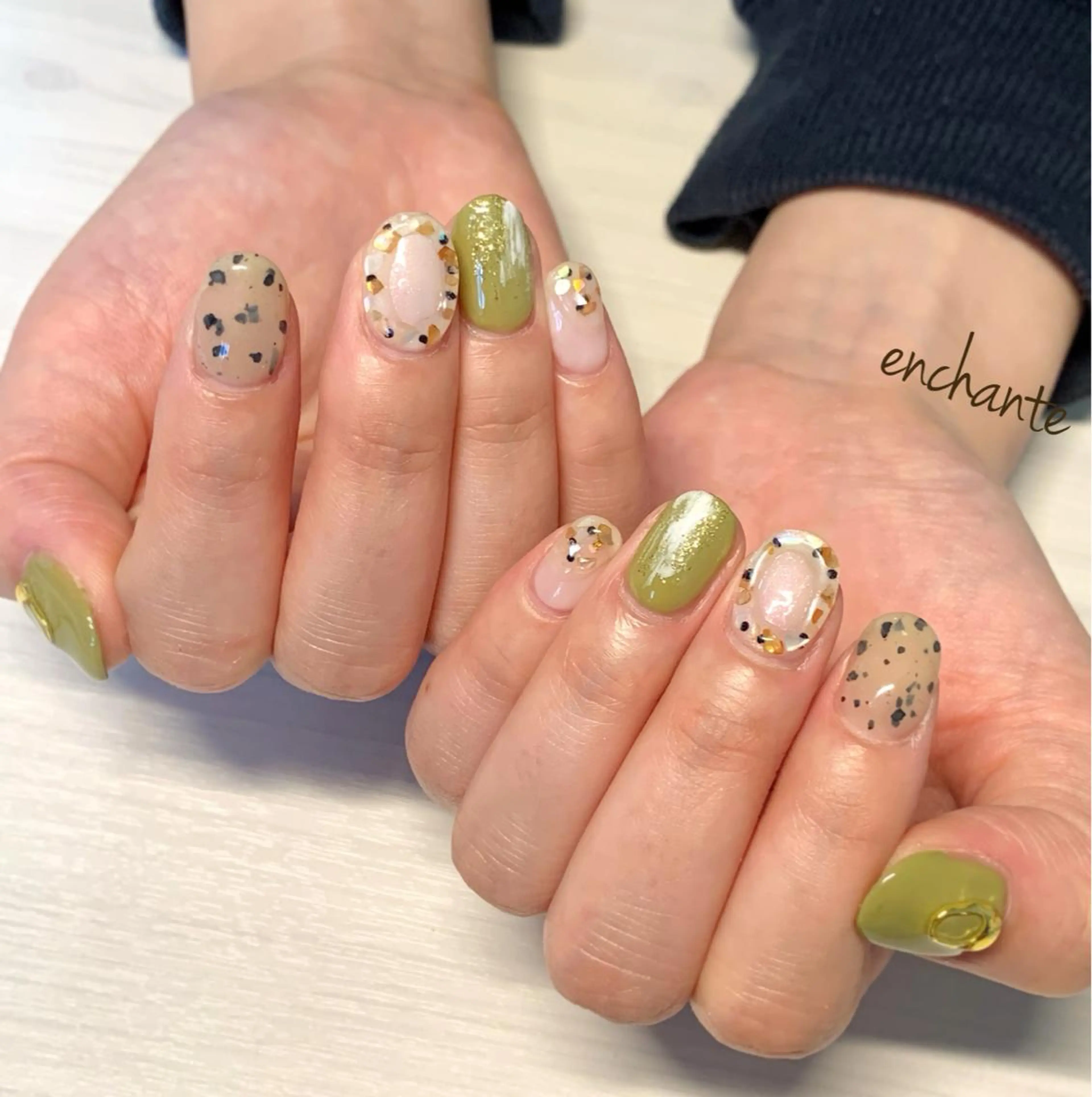 ネイル アンシャンテ所属・enchante 自由が丘のネイルデザイン