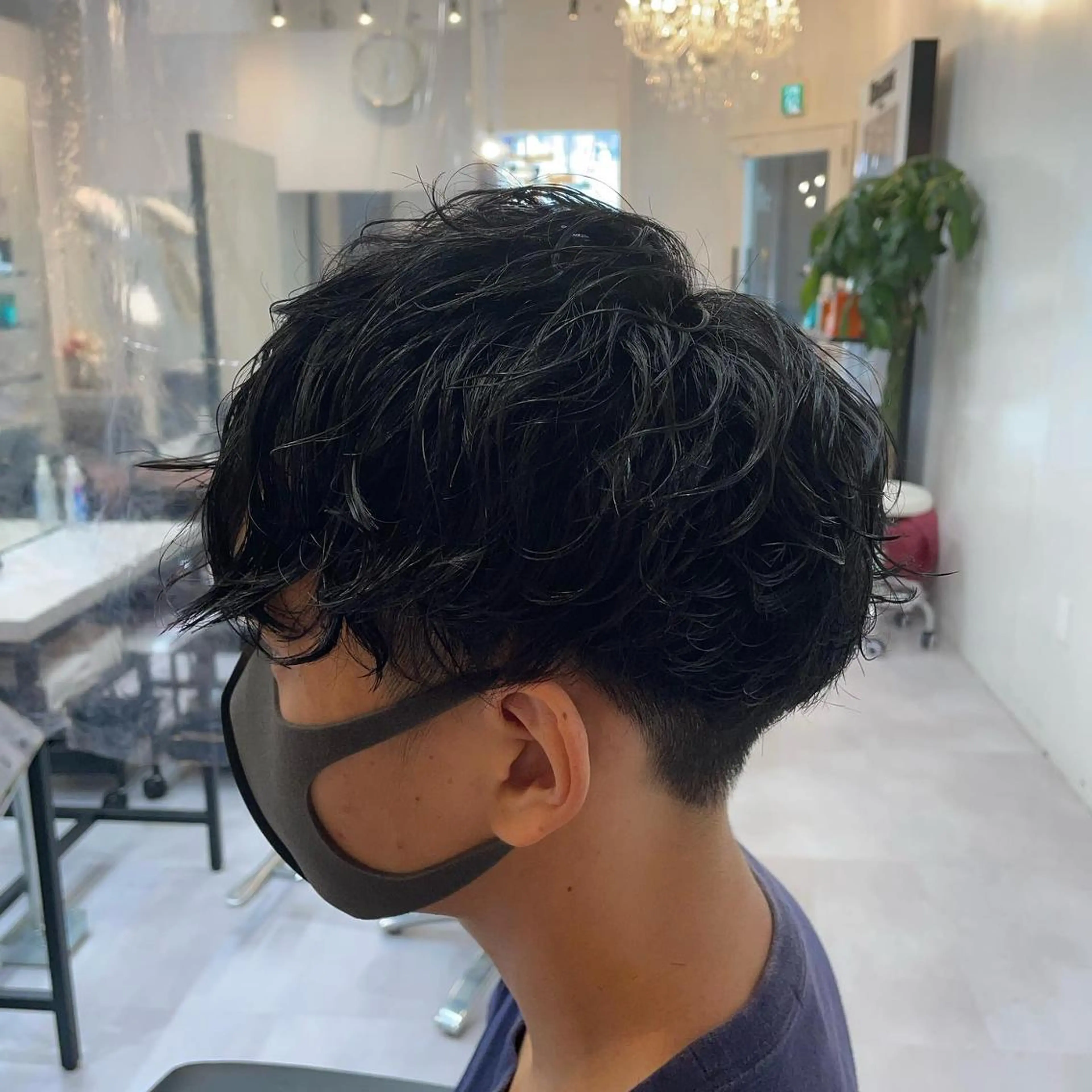 ショート 髪質改善× ハイライト溝江のヘアスタイル