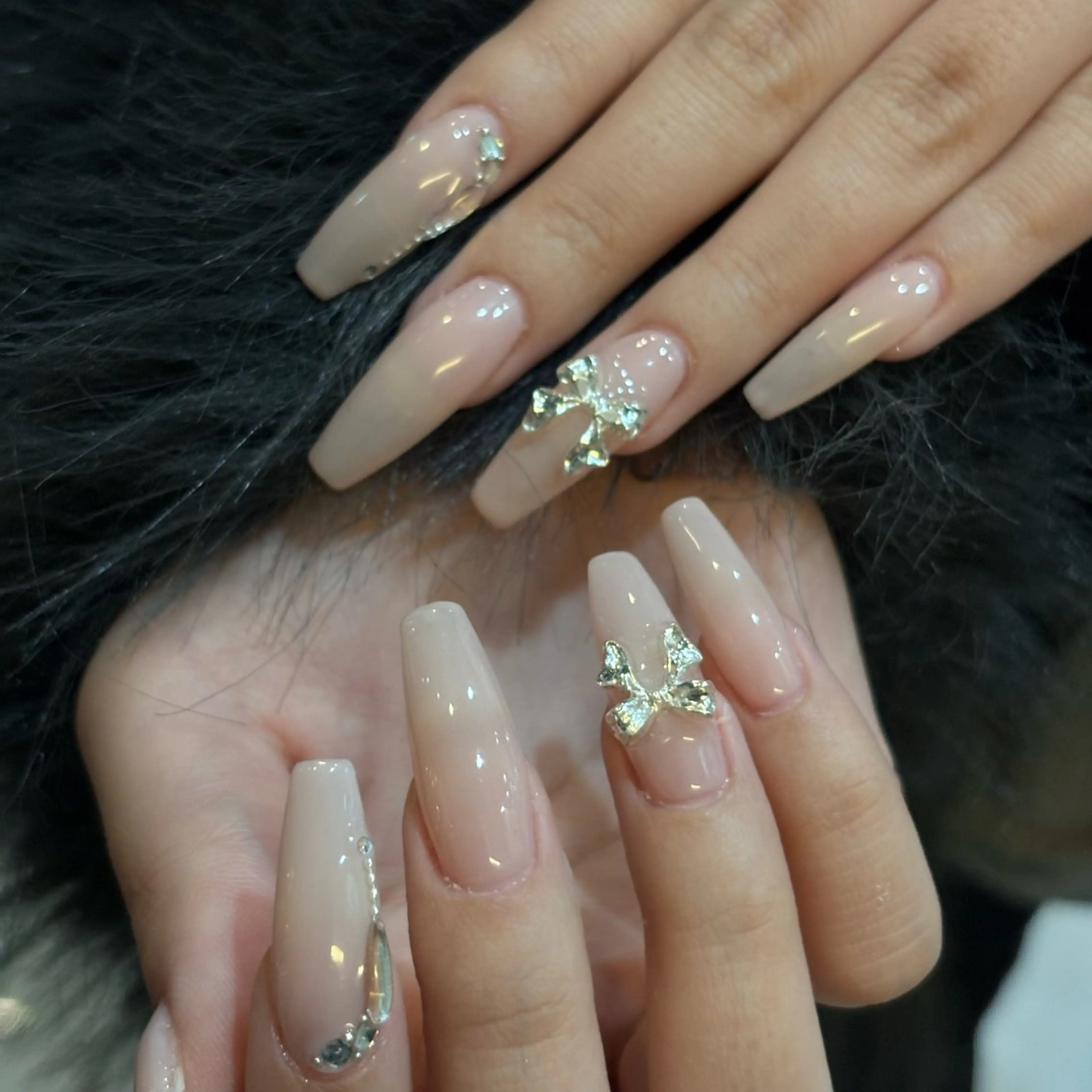 ネイル ピンク ピンクベージュ シンプルネイル ハンドネイル mood mitsukiのネイルデザイン