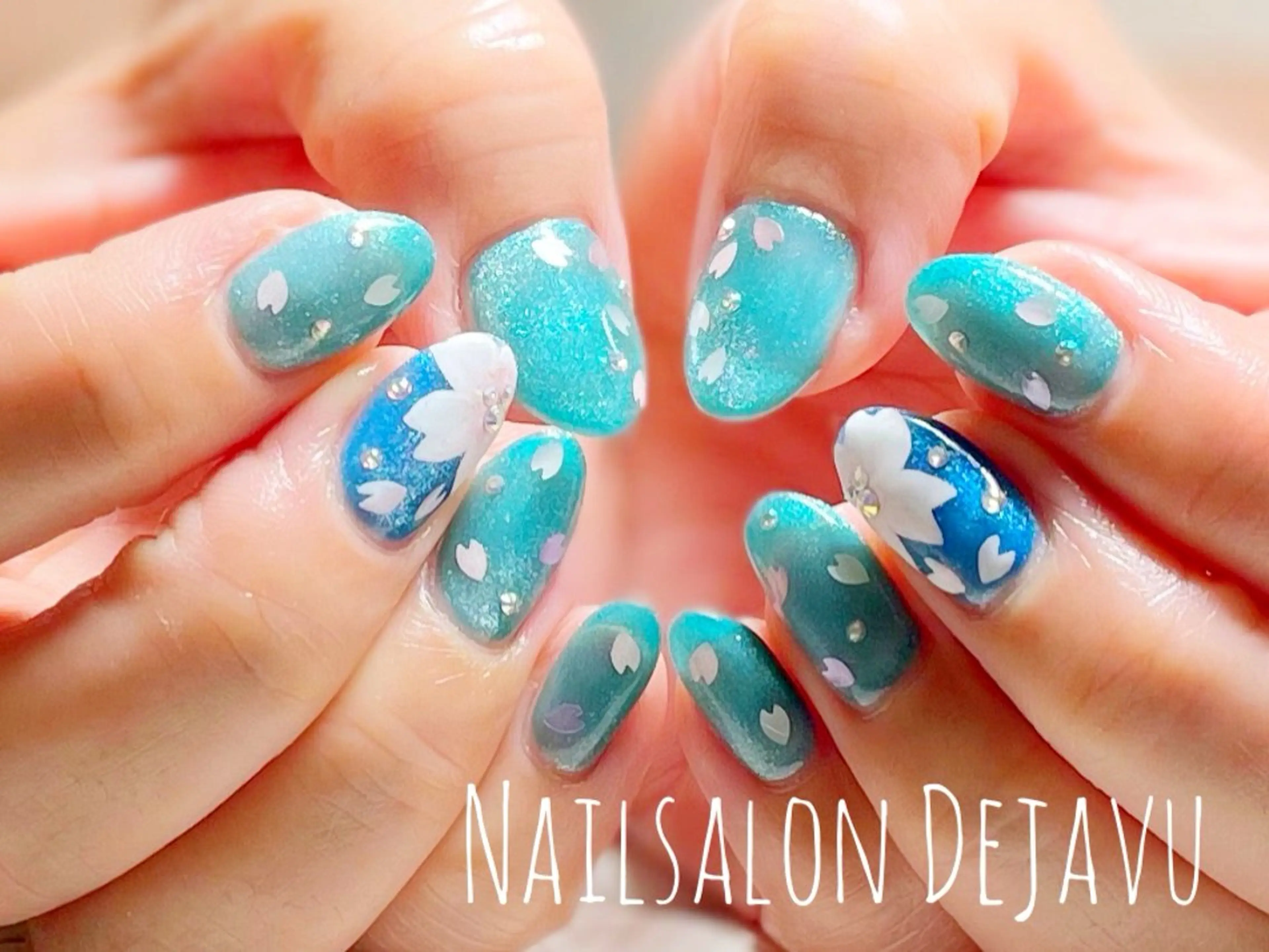 ネイル 桜ネイル 持ち込み ハンドネイル Dejavu所属・Nail salon Dejavu 🌿のネイルデザイン